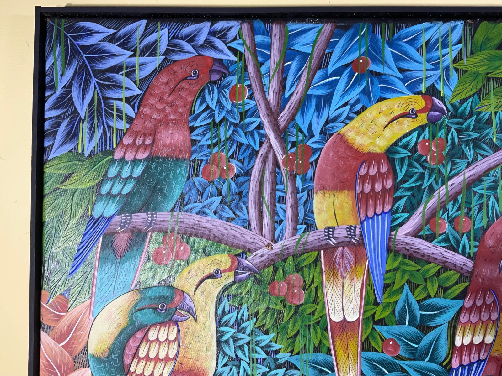 Stunning Original Haitian Folk Art Masterpiece by Philippe Dodard - 3