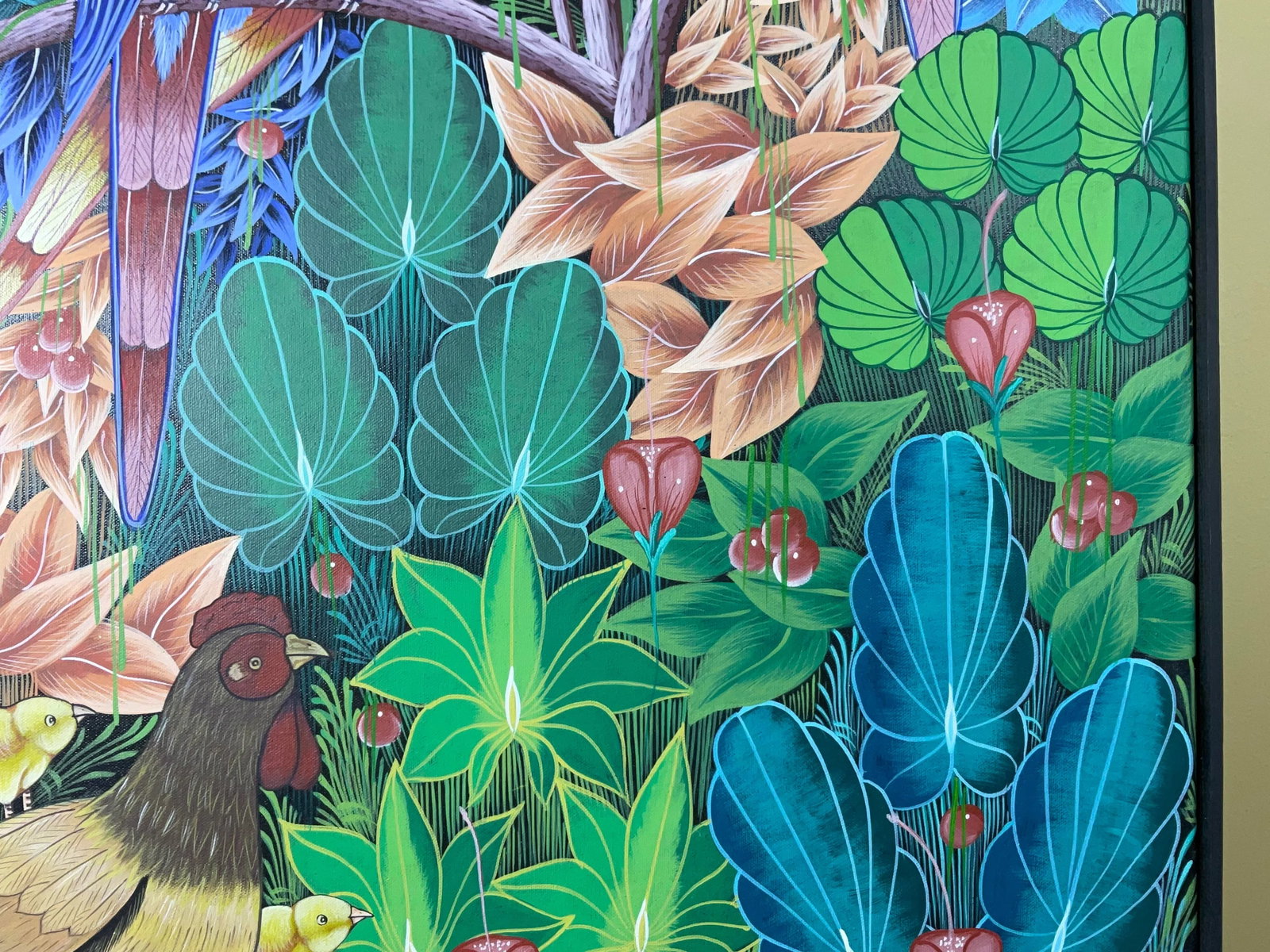 Stunning Original Haitian Folk Art Masterpiece by Philippe Dodard - 4