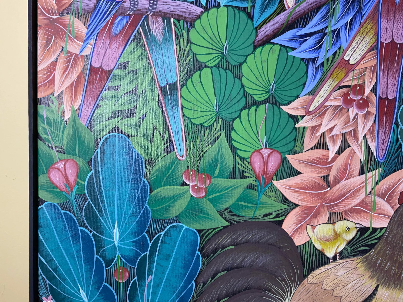 Stunning Original Haitian Folk Art Masterpiece by Philippe Dodard - 6