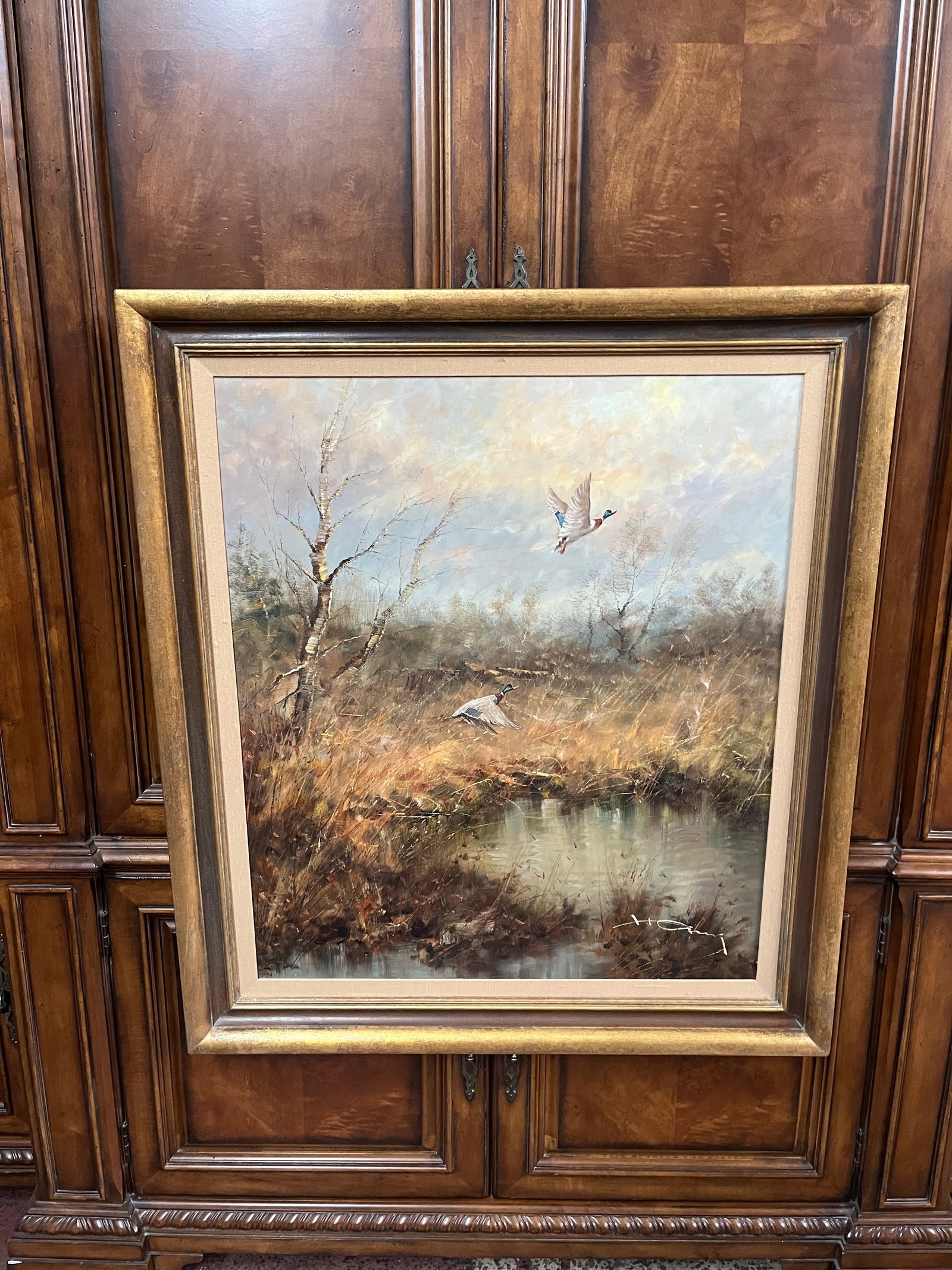 1930s Oil Painting by German Artist Hans Hansung - 11