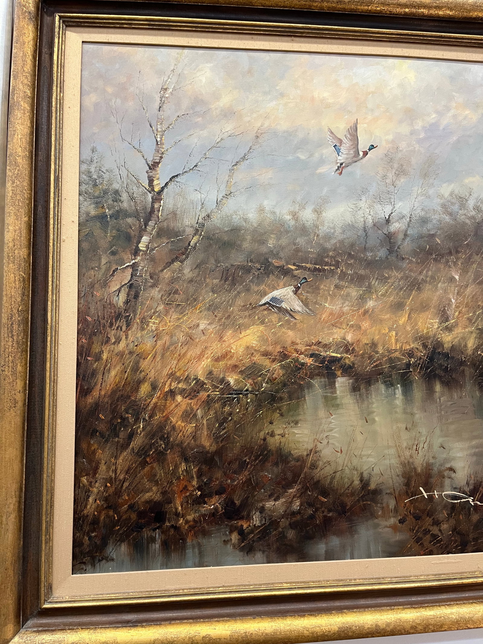 1930s Oil Painting by German Artist Hans Hansung - 4