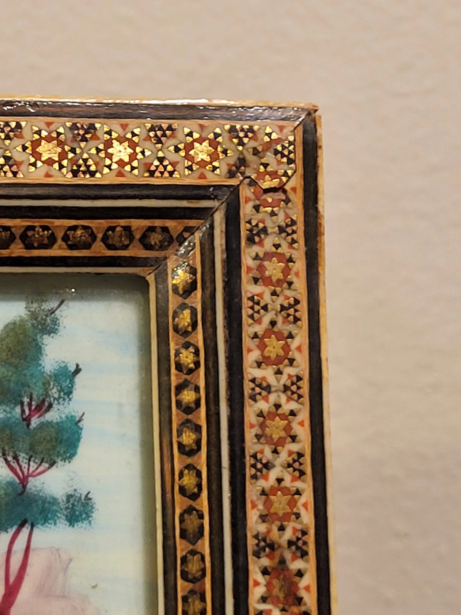 Framed Late 20th Century Persian Text and Illustration - 3