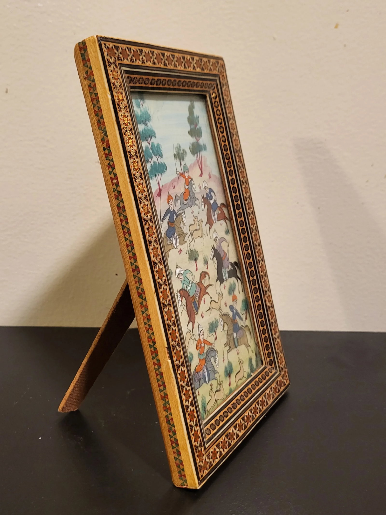 Framed Late 20th Century Persian Text and Illustration - 4
