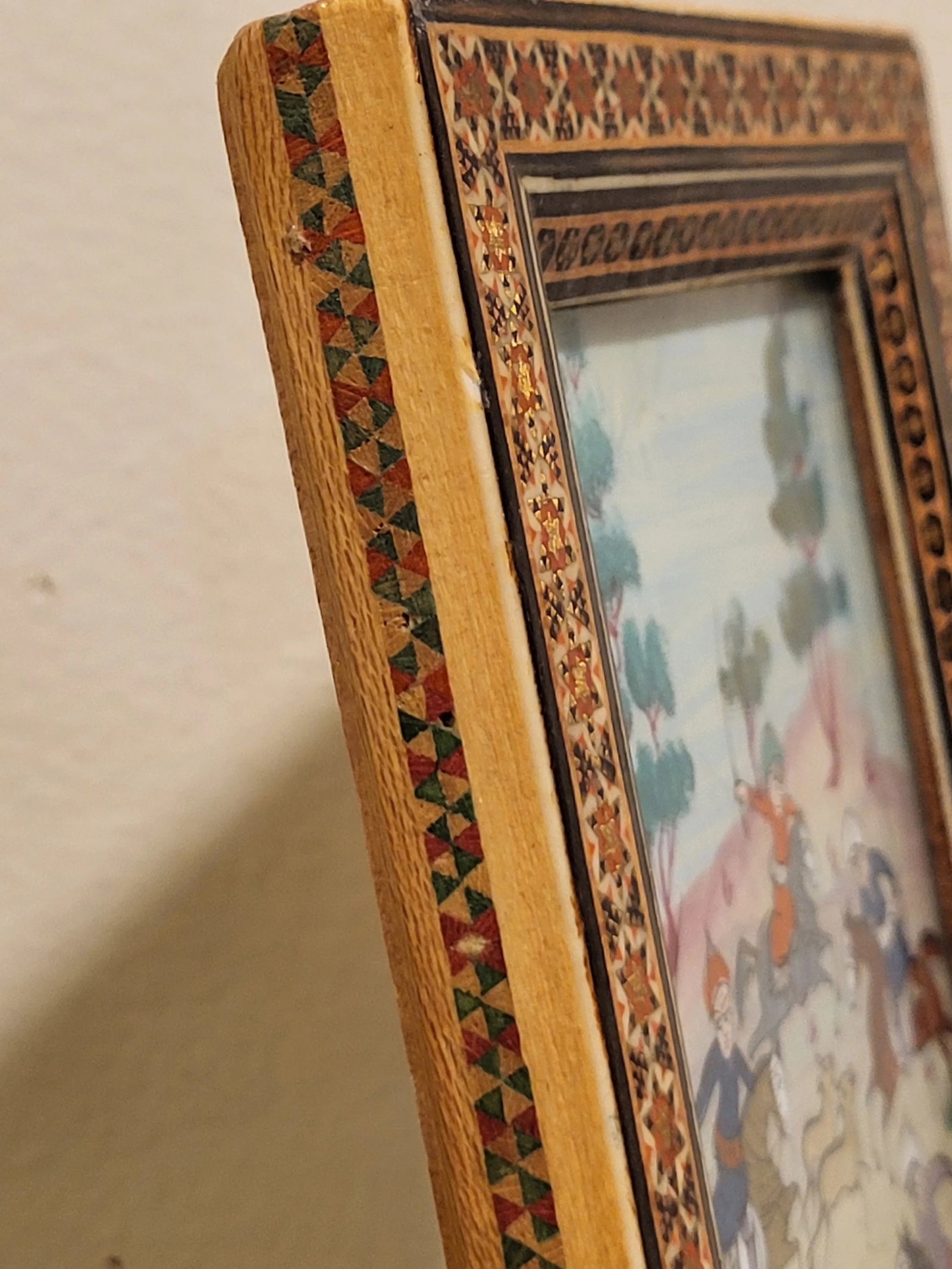 Framed Late 20th Century Persian Text and Illustration - 5