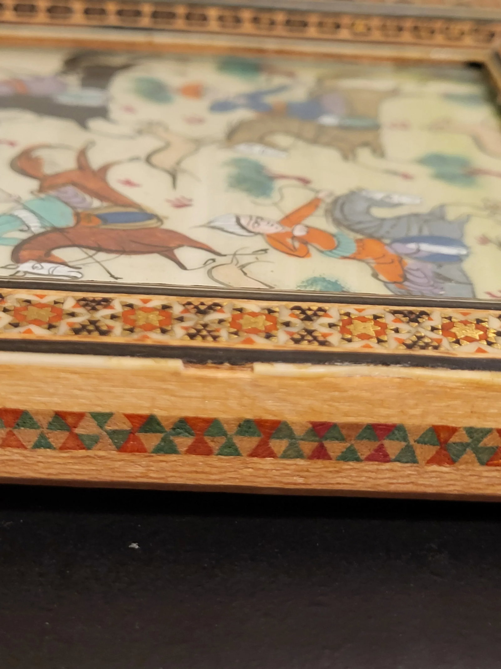 Framed Late 20th Century Persian Text and Illustration - 8