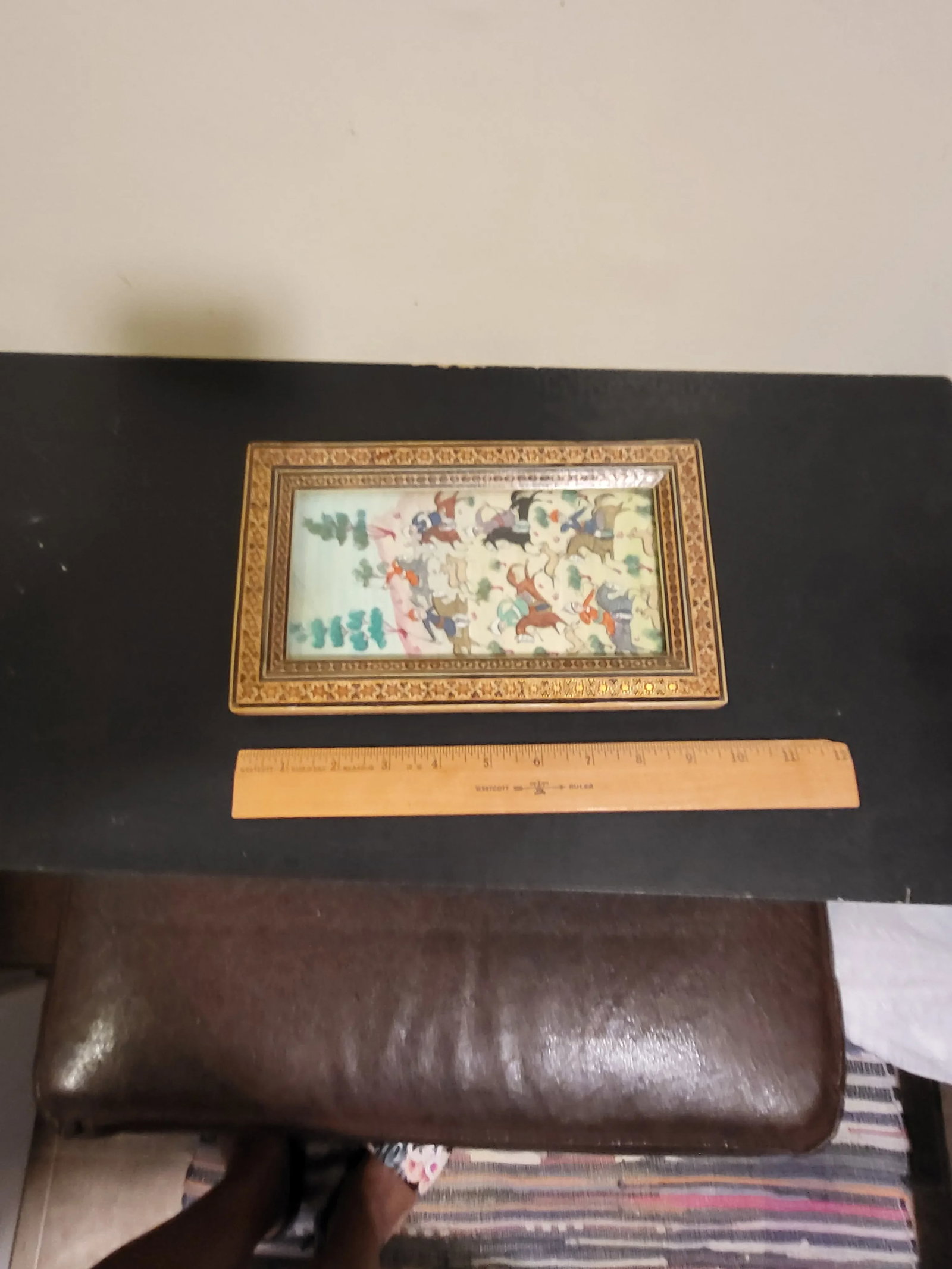 Framed Late 20th Century Persian Text and Illustration - 9
