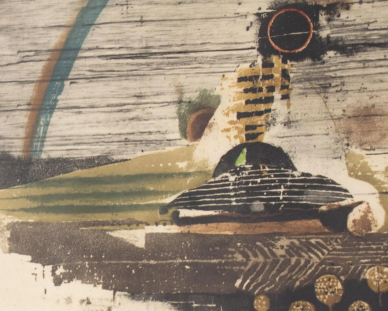 Etching Aquatint Print by Johnny Friedlaender - 2