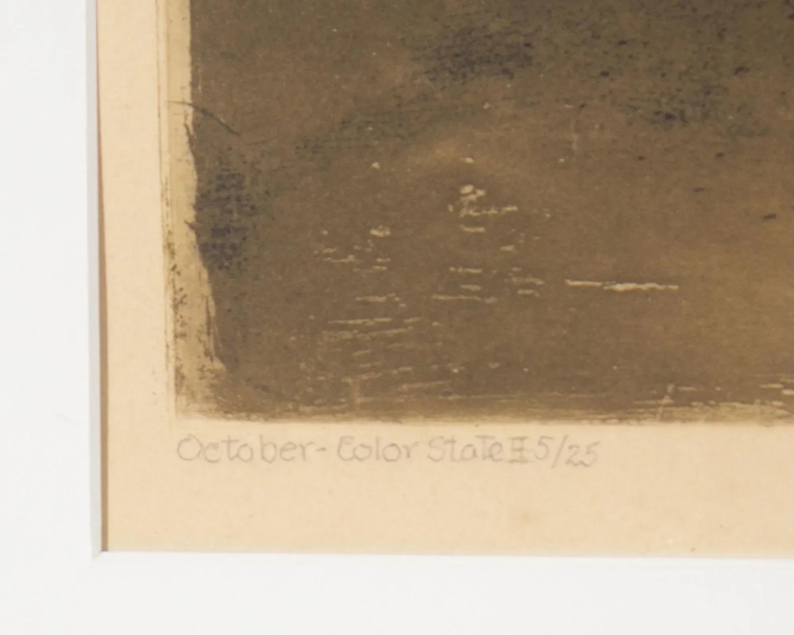 "October - Color State Ii" Etching Aquatint Print by Johnny Friedlaender - 5