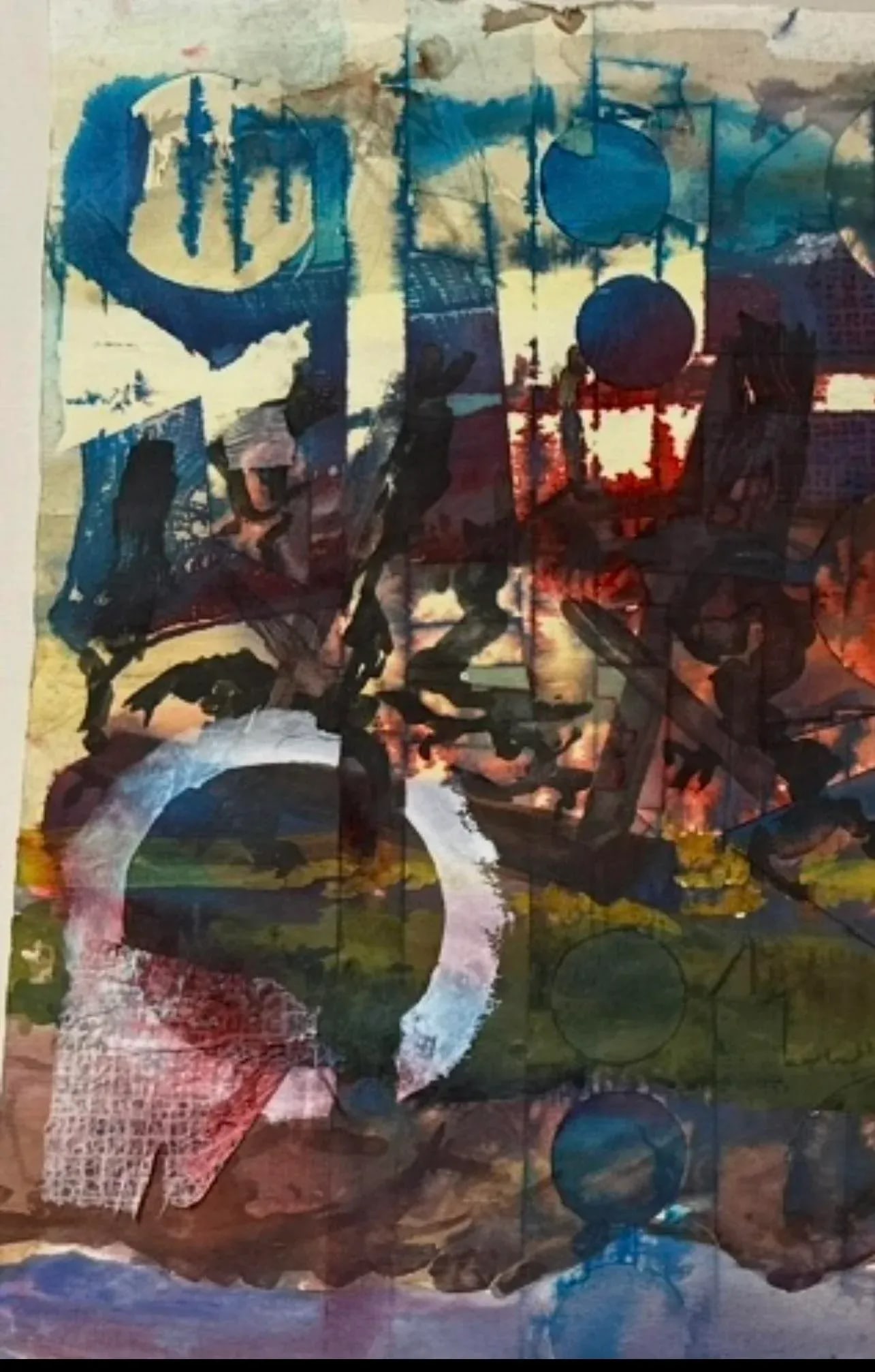 1990s Robert R. Doty Original Art Mixed Media Collage - 2