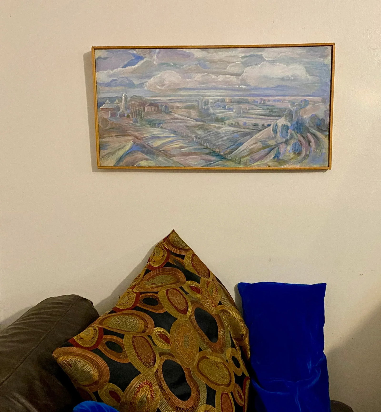 Valley Frost by Ridgway Original Kaw River Valley Kansas in the Locale! & Style of John Steuart Curr - 6