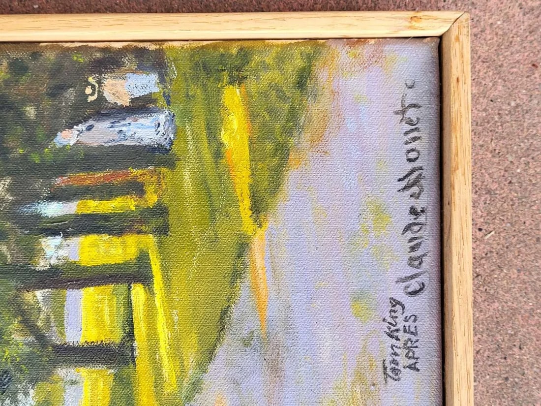Painting After Monet by Tom King, Framed - 6