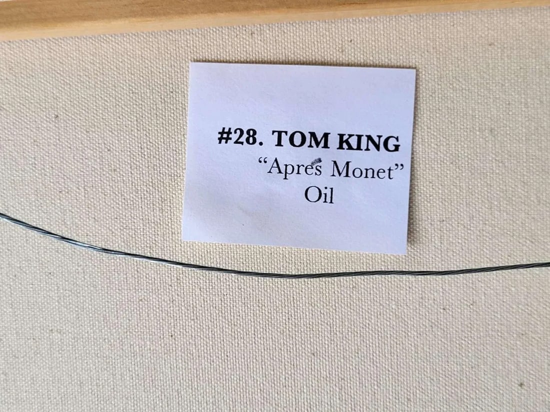 Painting After Monet by Tom King, Framed - 8