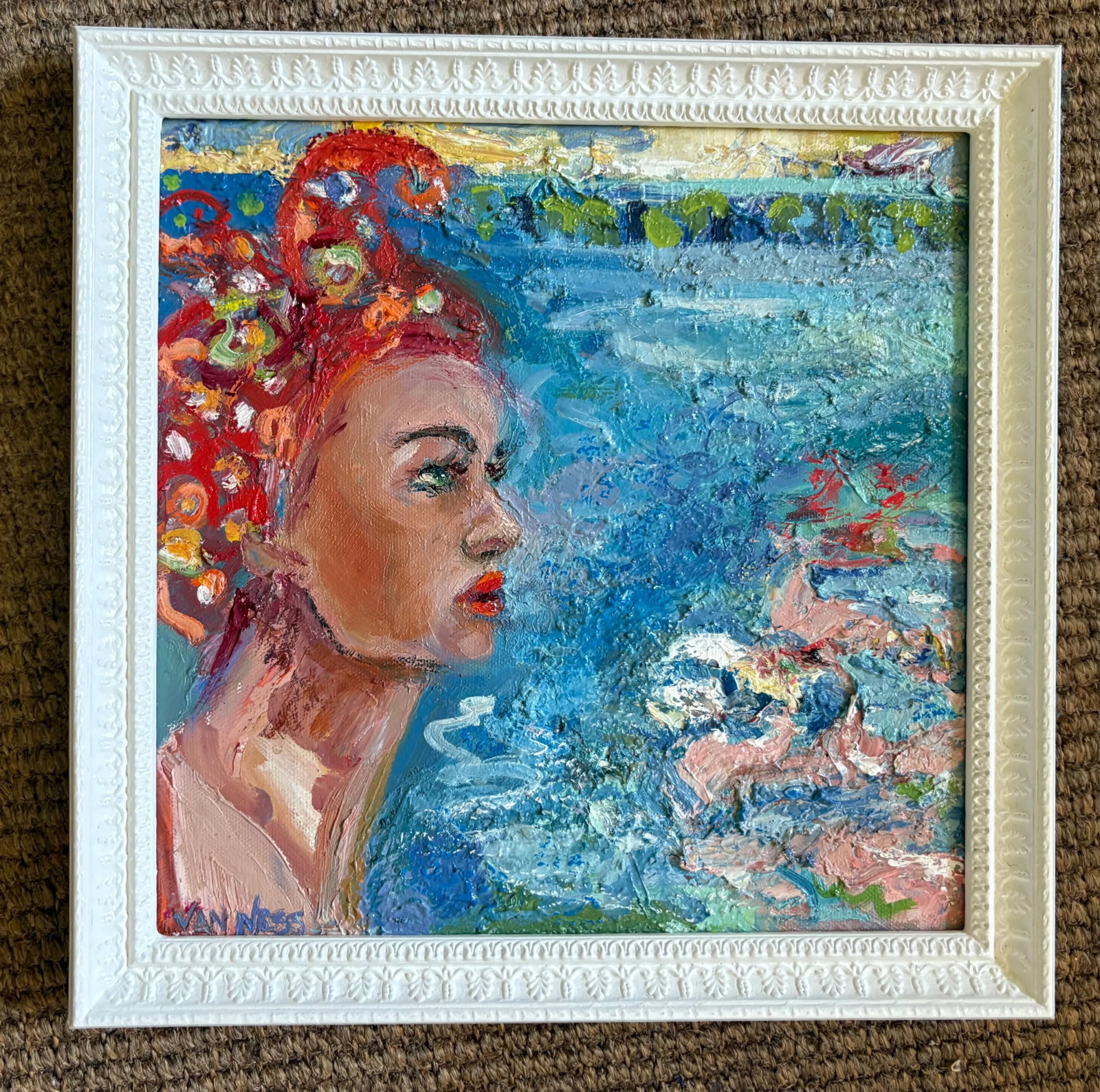 Bathing Beauty, Original Oil Paintings, by Van Ness - 5