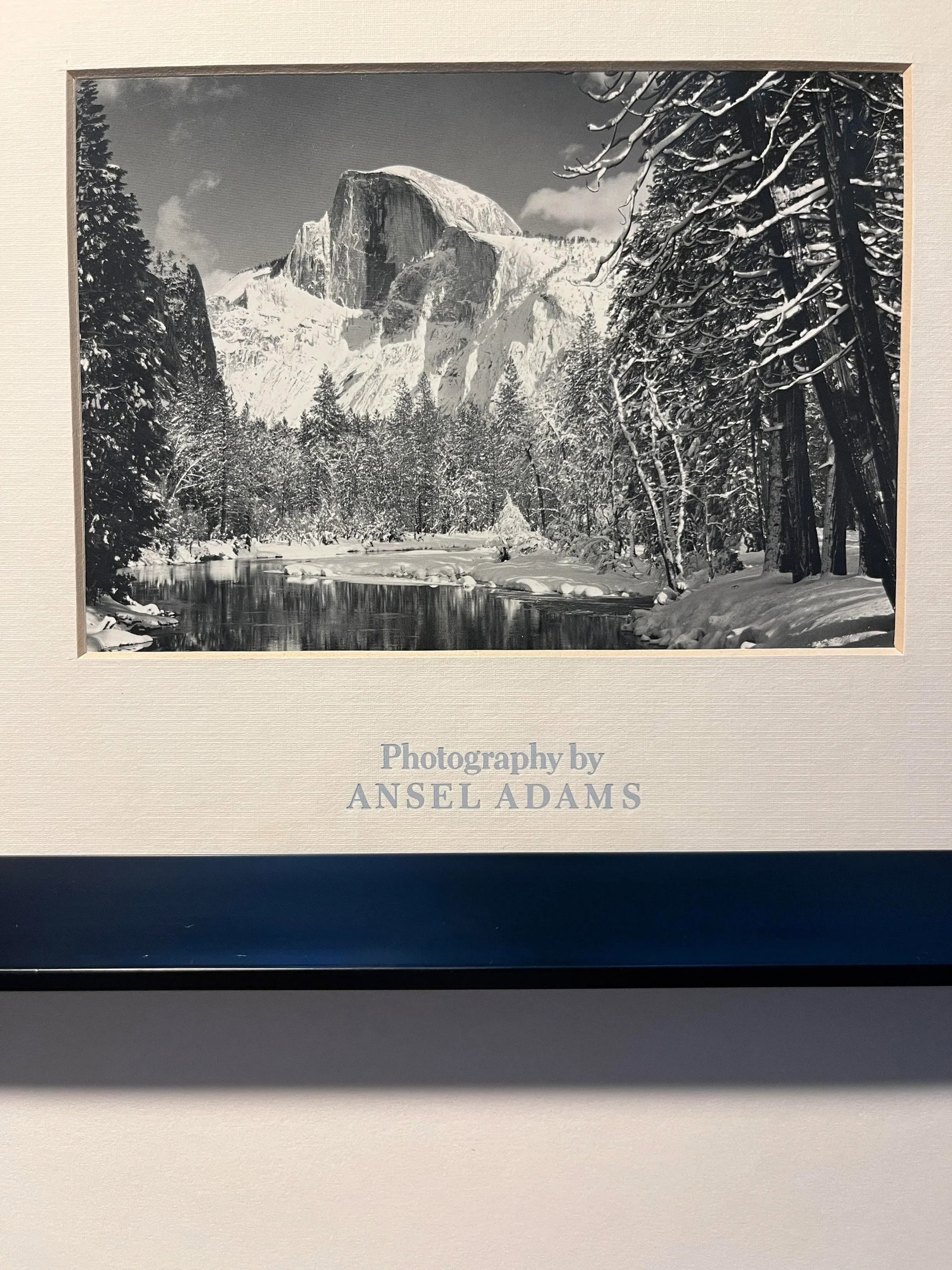 1960s Set of 2 Ansel Adams Half Dome, Yosemite & Moonrise, Hernandez, Nm Photographs, Framed - 3