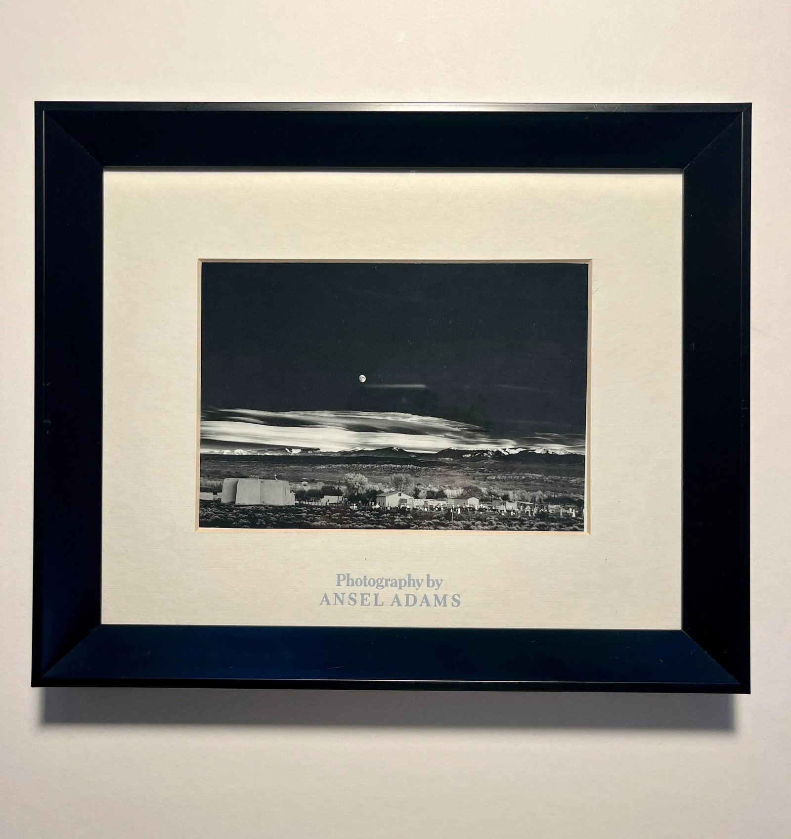 1960s Set of 2 Ansel Adams Half Dome, Yosemite & Moonrise, Hernandez, Nm Photographs, Framed - 4