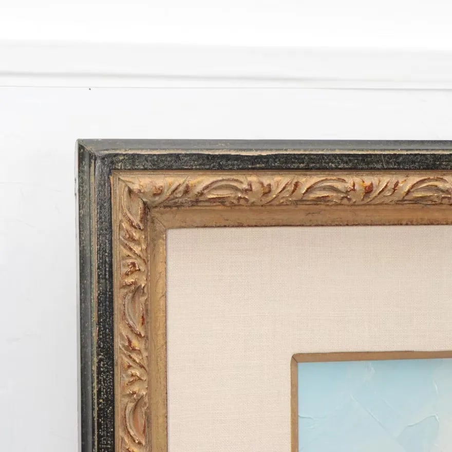 Albert Swayhoover Original Signed Coastal Home Landscape Oil Painting 1968, Framed - 7