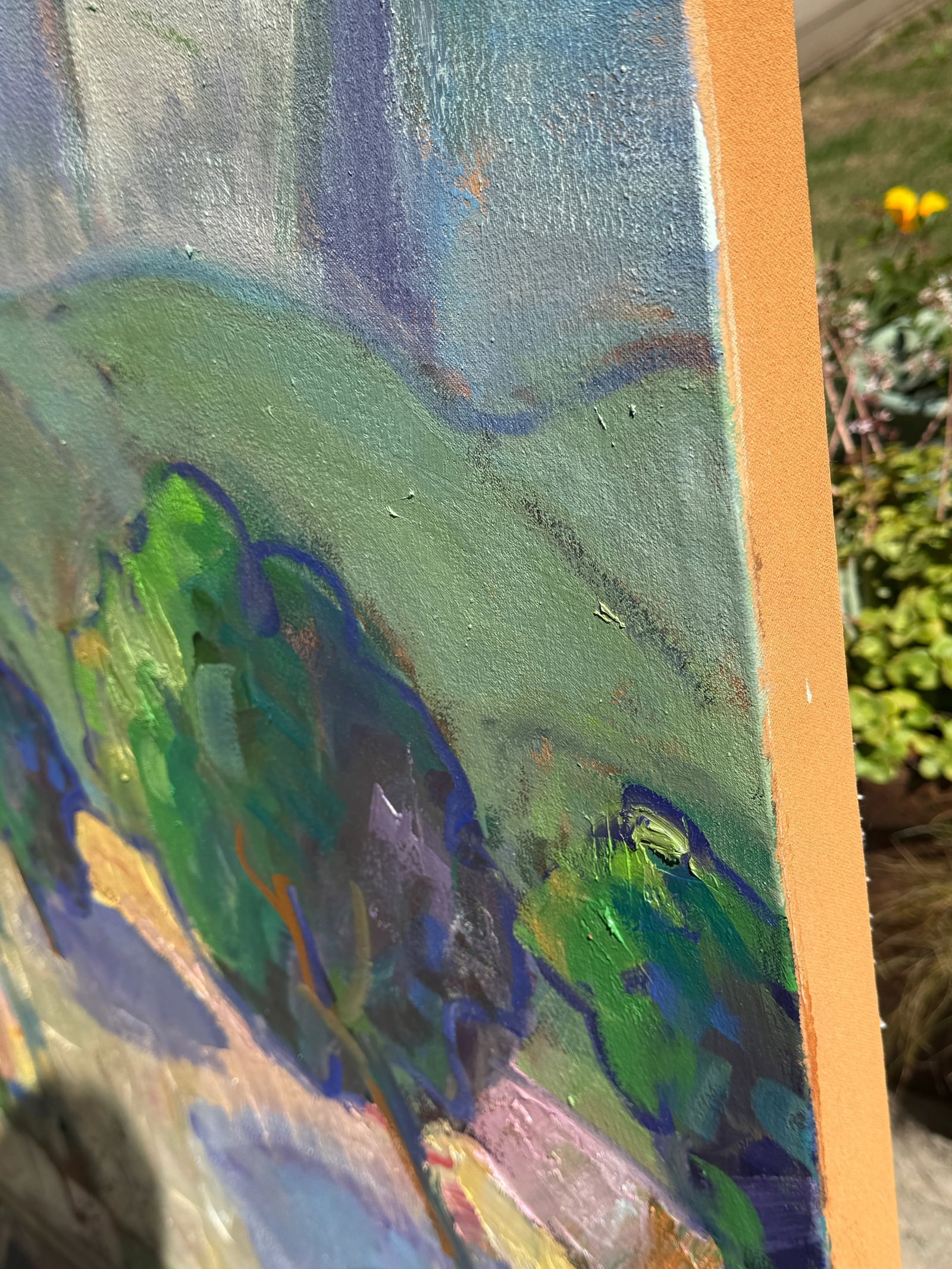 Diablo Ranch Large Expressionist Original Oil Landscape Painting - 3