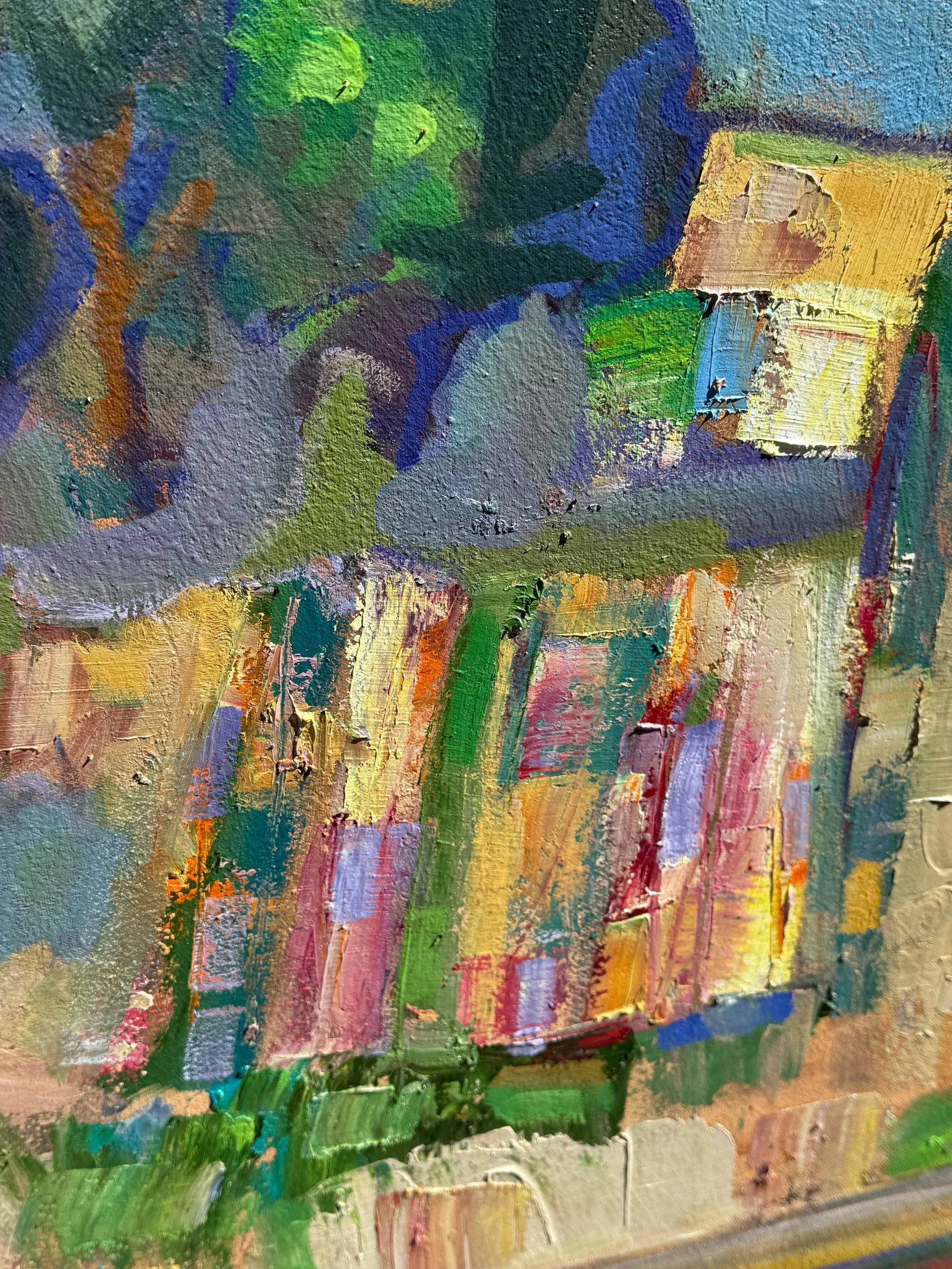 Diablo Ranch Large Expressionist Original Oil Landscape Painting - 5