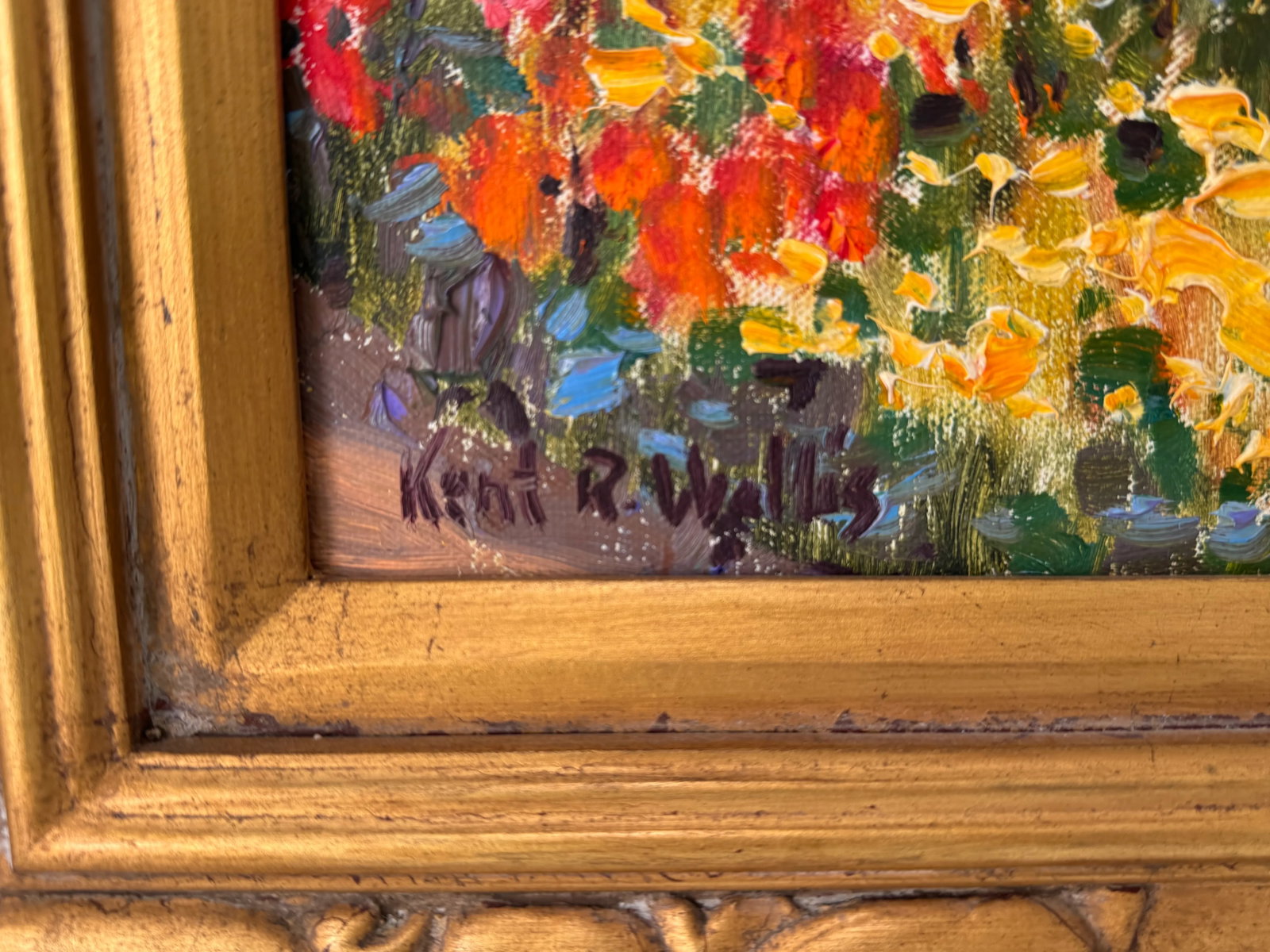 1970s Kent R Wallis Oil Painting, Framed - 3
