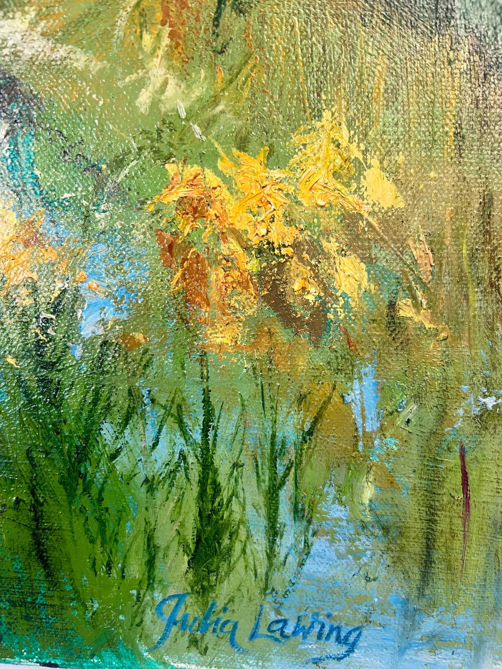 Sea of Galilee, Original Oil Painting by Julia Lawing - 2