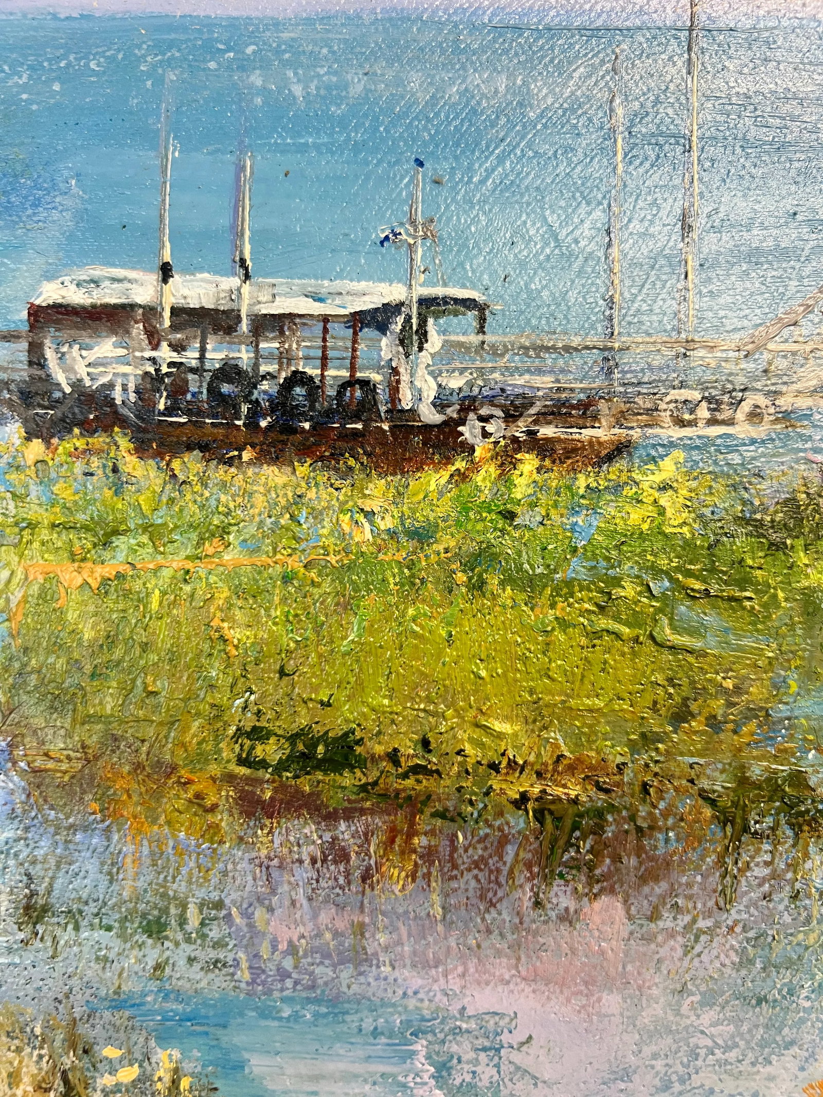 Sea of Galilee, Original Oil Painting by Julia Lawing - 3