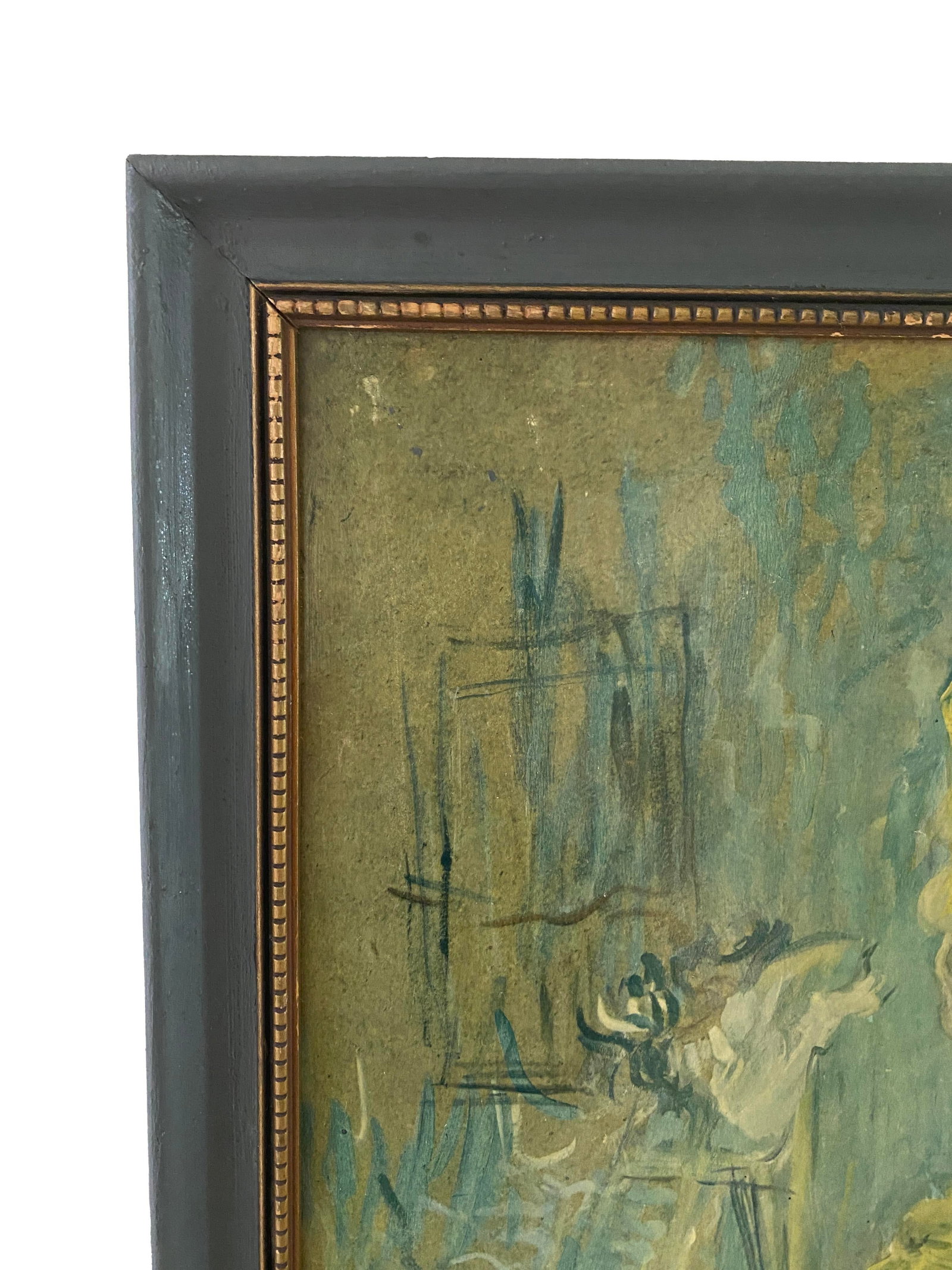 Mid-Century Oil Painting Inspired by "The Clowness Cha-U-Kao", Unesco TravelIng Print Exhibition - 5