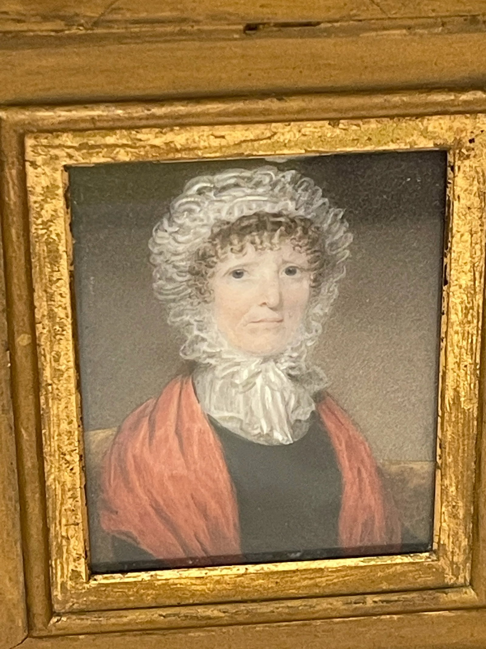 Late 19th Century After Ambrozy Mieroszewski, Justyna Chopin in White Bonnet and Red Scarf, Portrait - 2