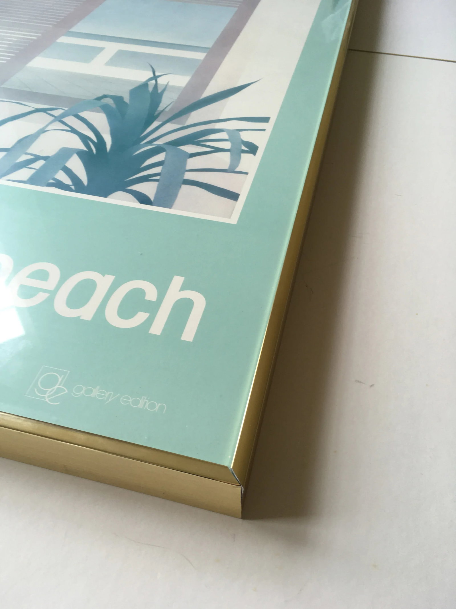 1983 Back From the Beach Pink Studio Poster, Framed - 3