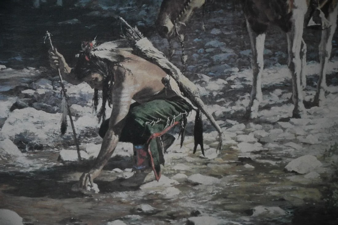 1980s "Stones That Speak" by Howard Terpning - Limited Edition Framed Print (40" X 41") - 3