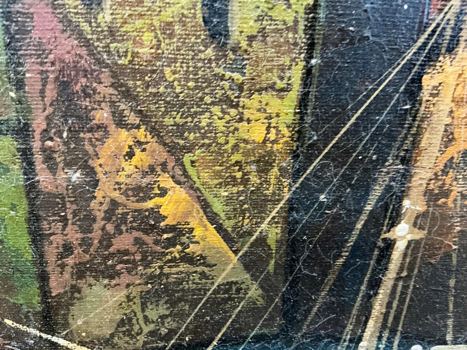 Mid Century Spanish Palma De Mallorca Oil Cityscape Painting - 8