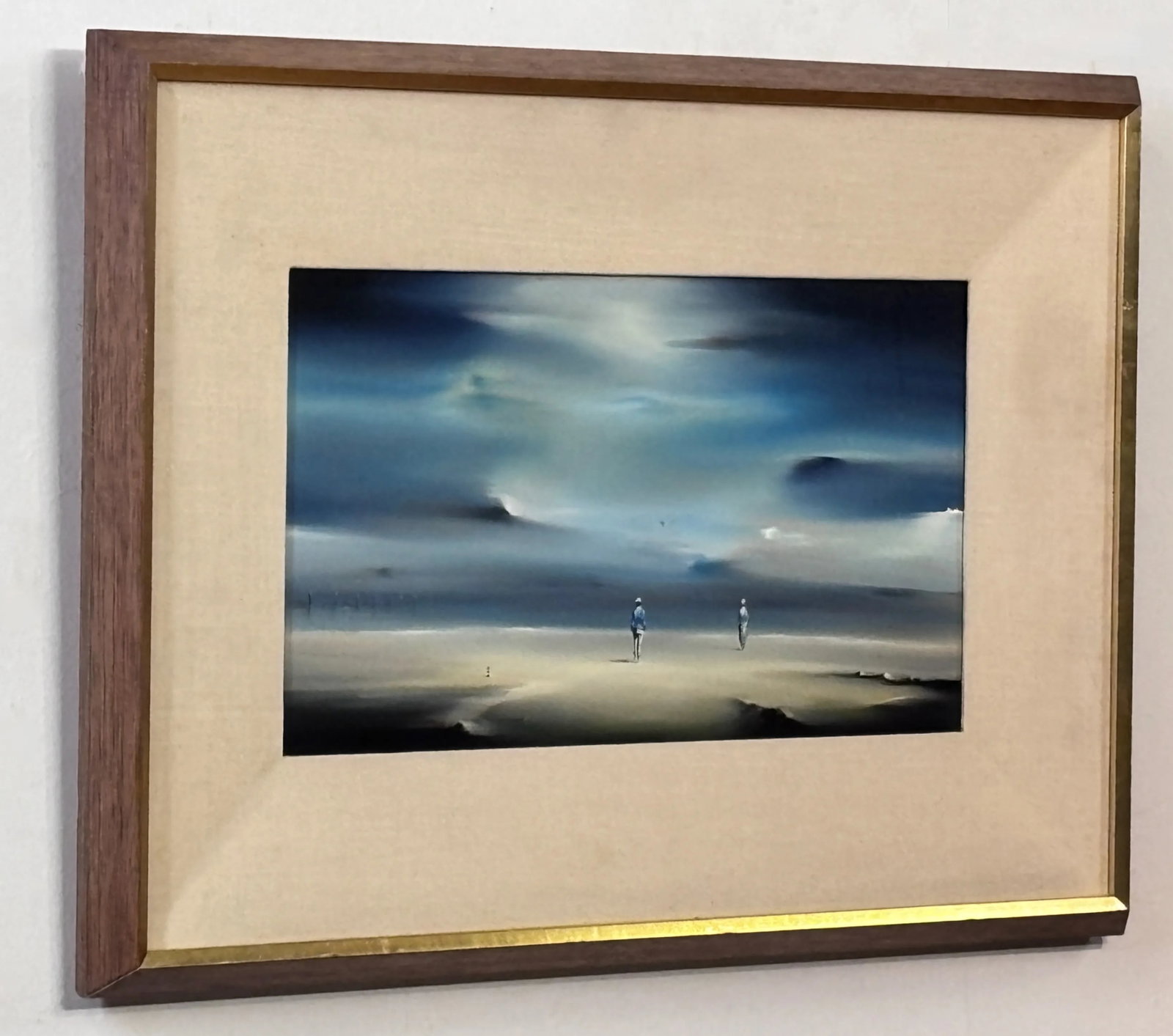 Surreal California Seascape Painting by Robert Watson, 20th Century - 4