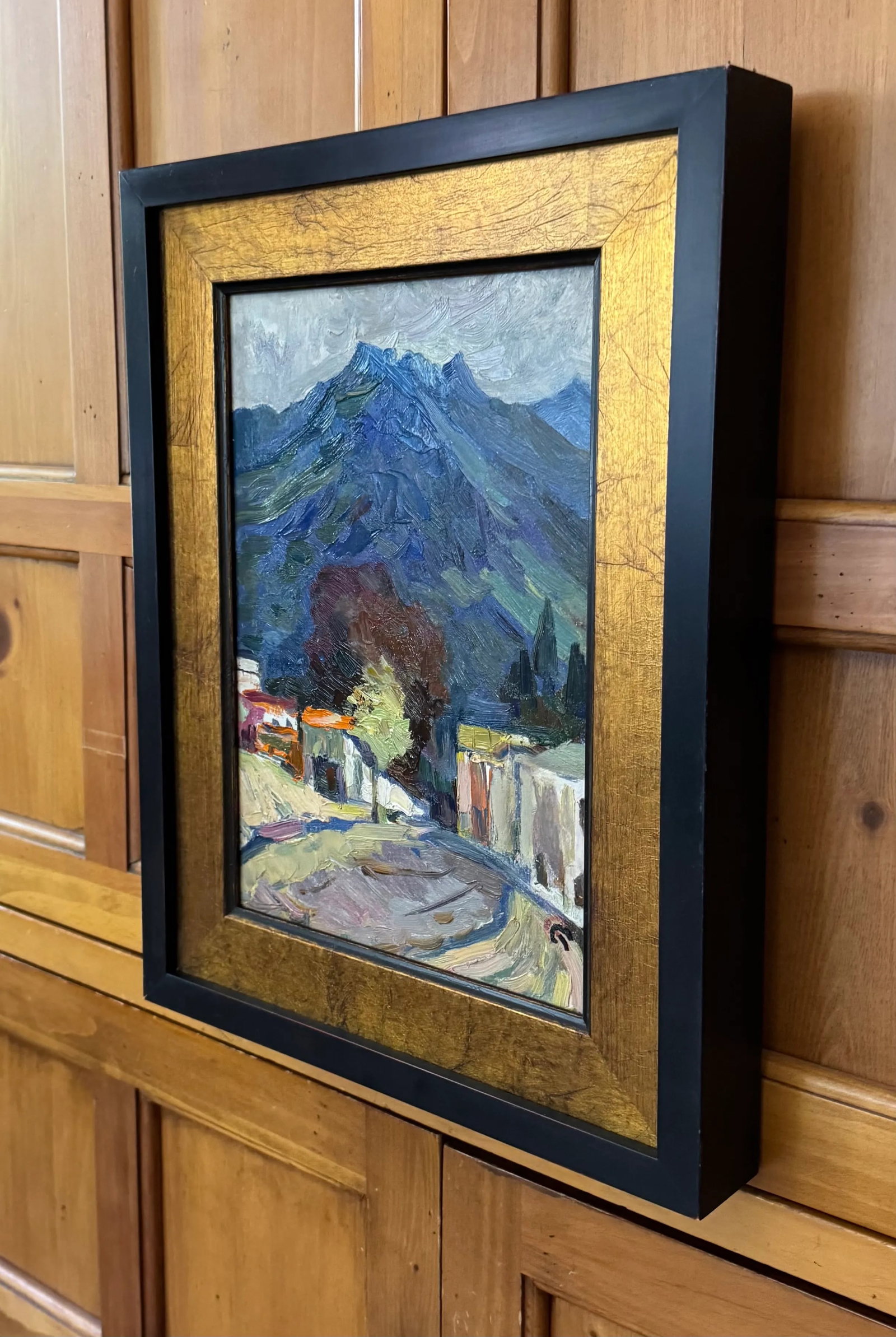 "In the Caucuses" by Joseph Puchinskiy, Oil on Canvas C. 1970 - 4