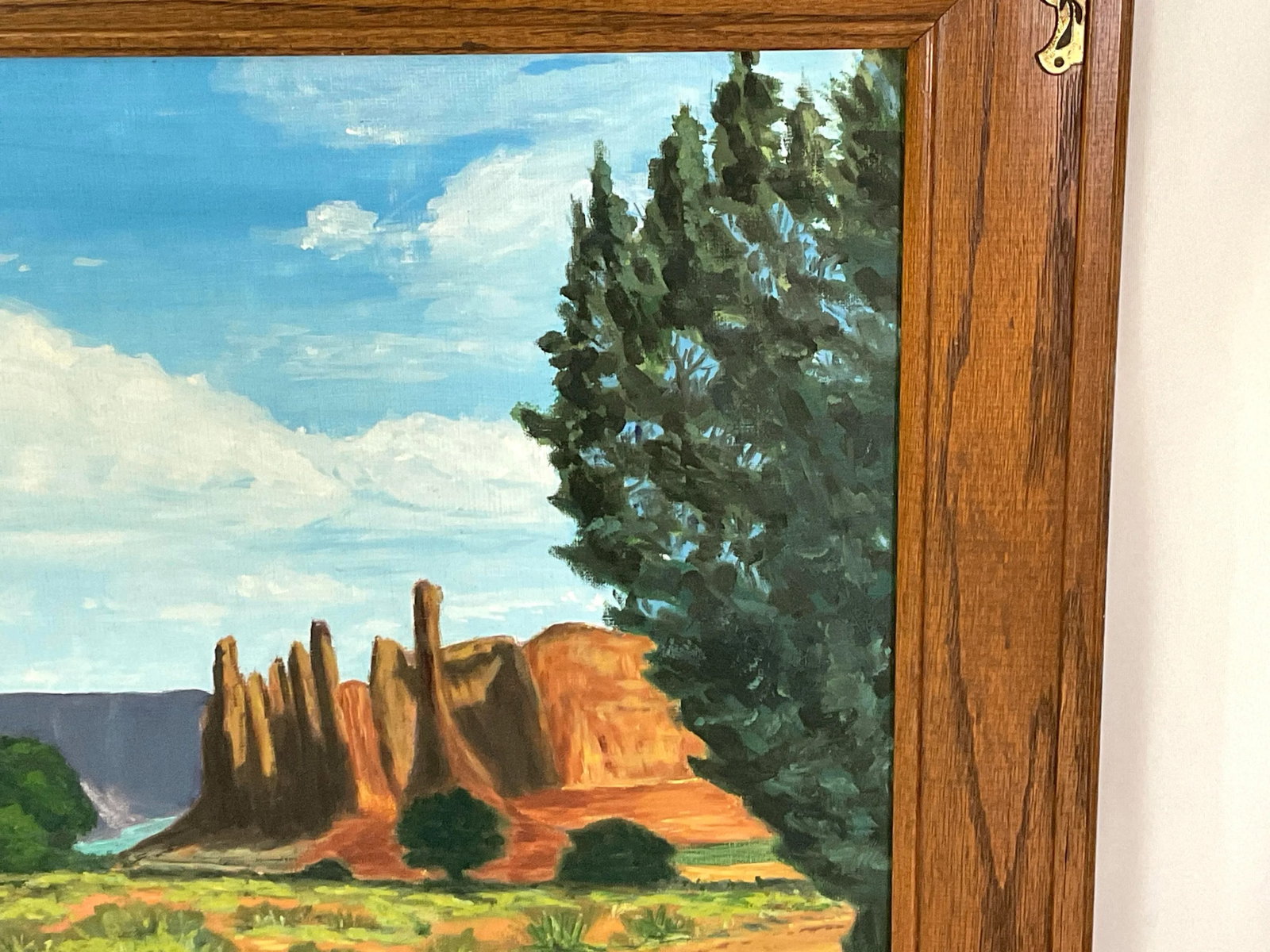 Southwest Landscape-Oil on Board - 22x26-Unsigned - 2