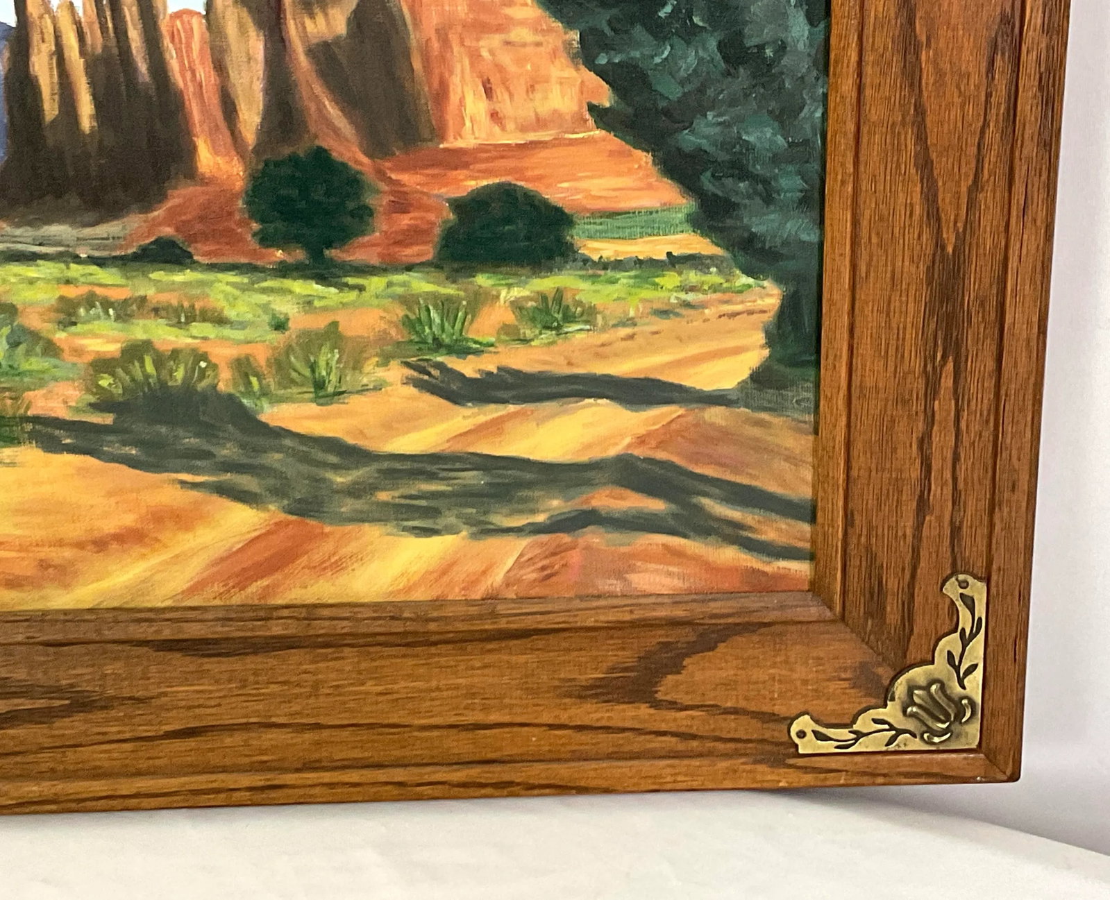 Southwest Landscape-Oil on Board - 22x26-Unsigned - 3