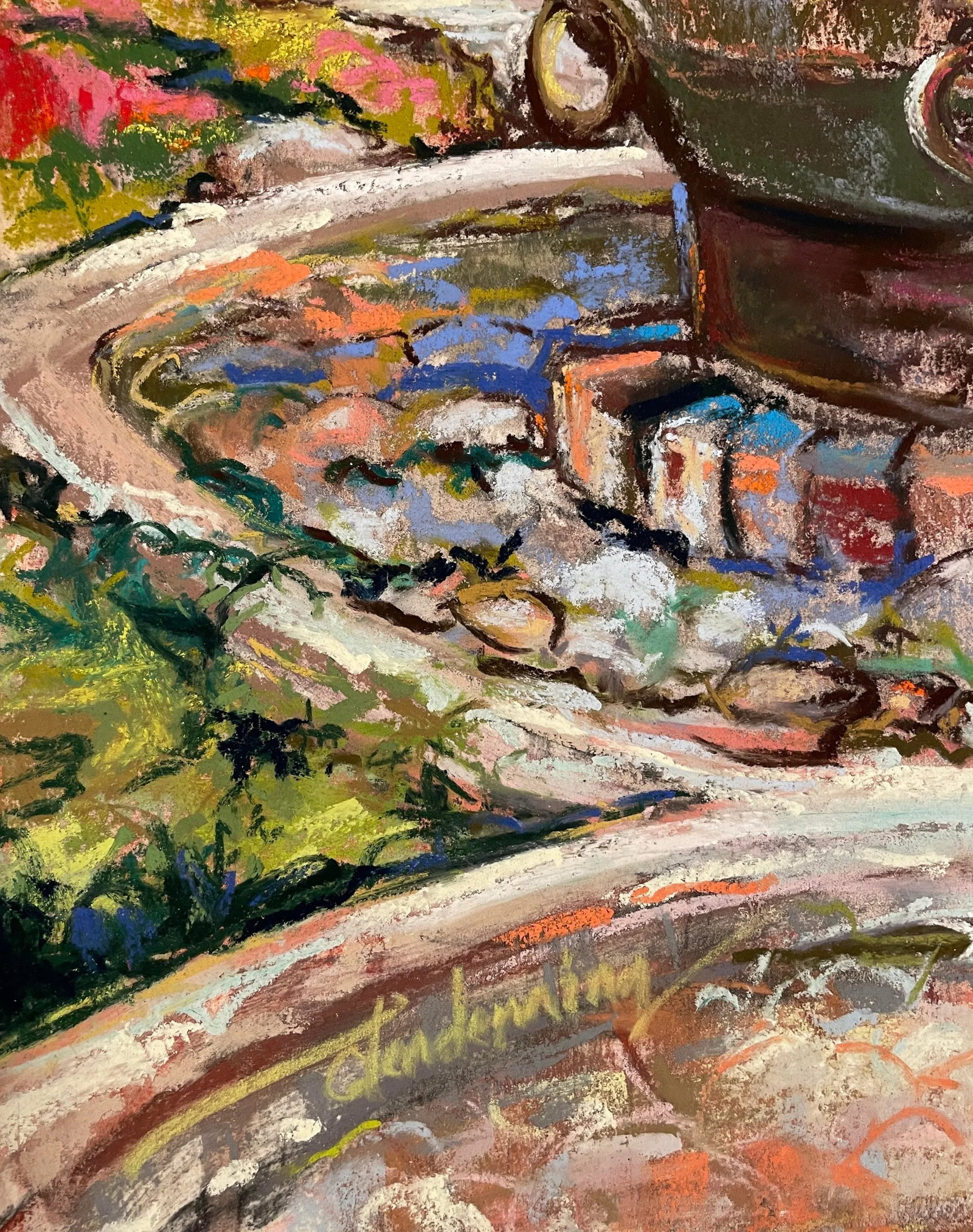 Susan Glendenning Garden Impressionist Pastel - 3
