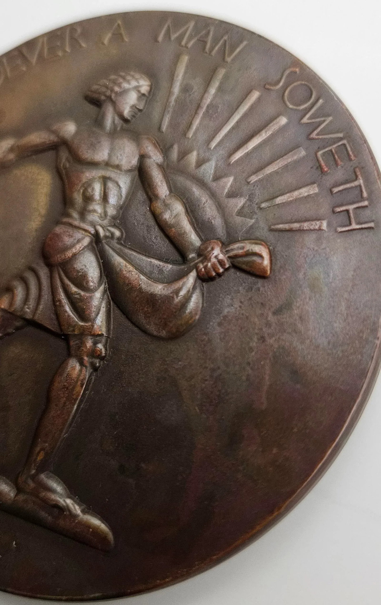 1932 Society of Medalists Lee Lawrie "Whatsoever Man Soweth" Bronze Medal - 7