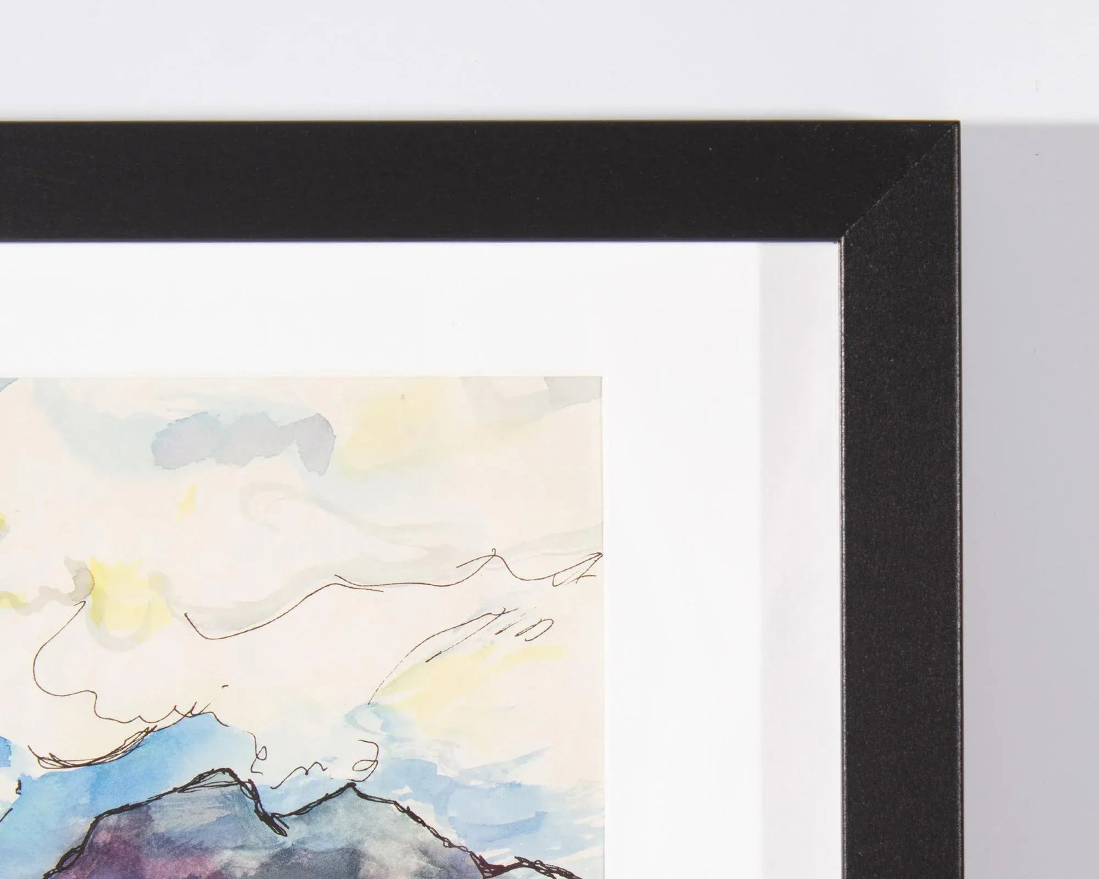 1967 Watercolor and Ink Painting of Pike National Forest by Harry Hilson - 3