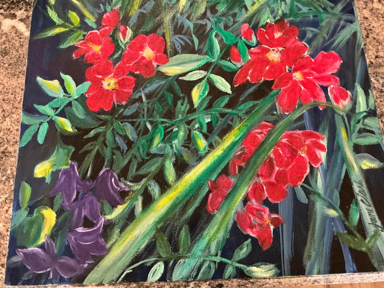 1990s Original Botanical Painting by June Clark - 5