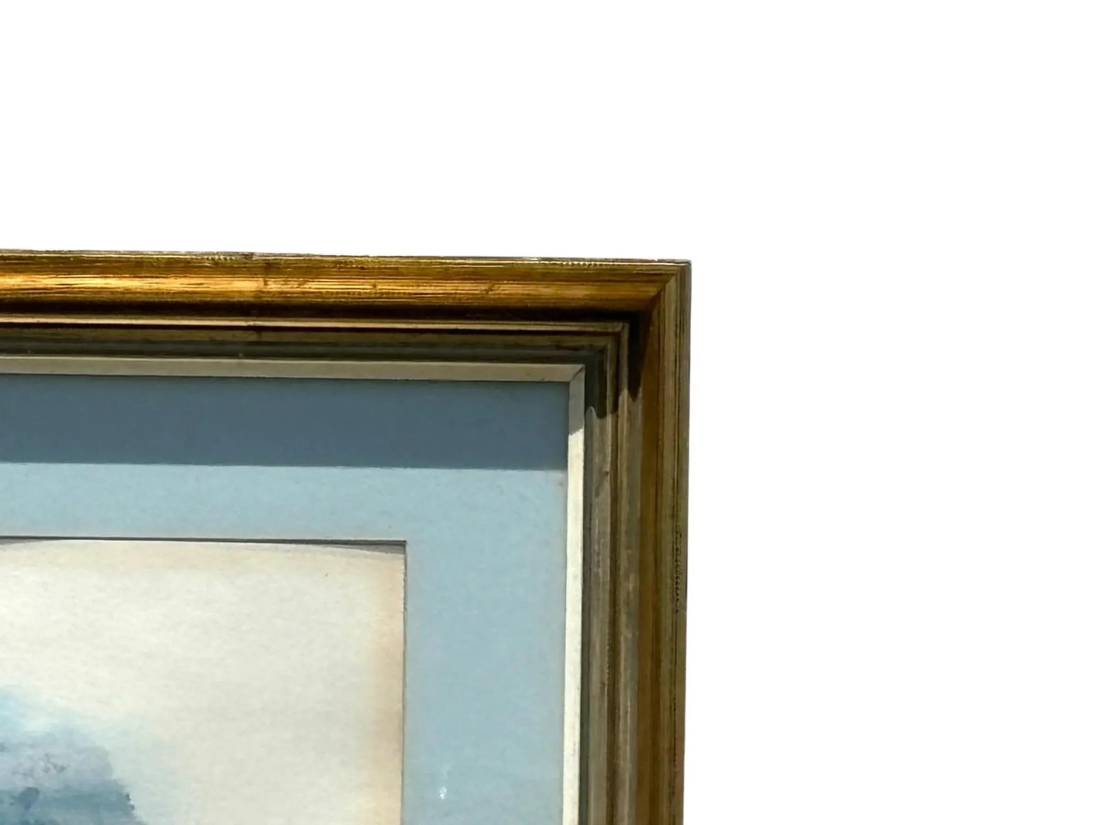 1966 Lyndon B. & Lady Bird Johnson Signed Original White House at Christmas Framed Painting - 4