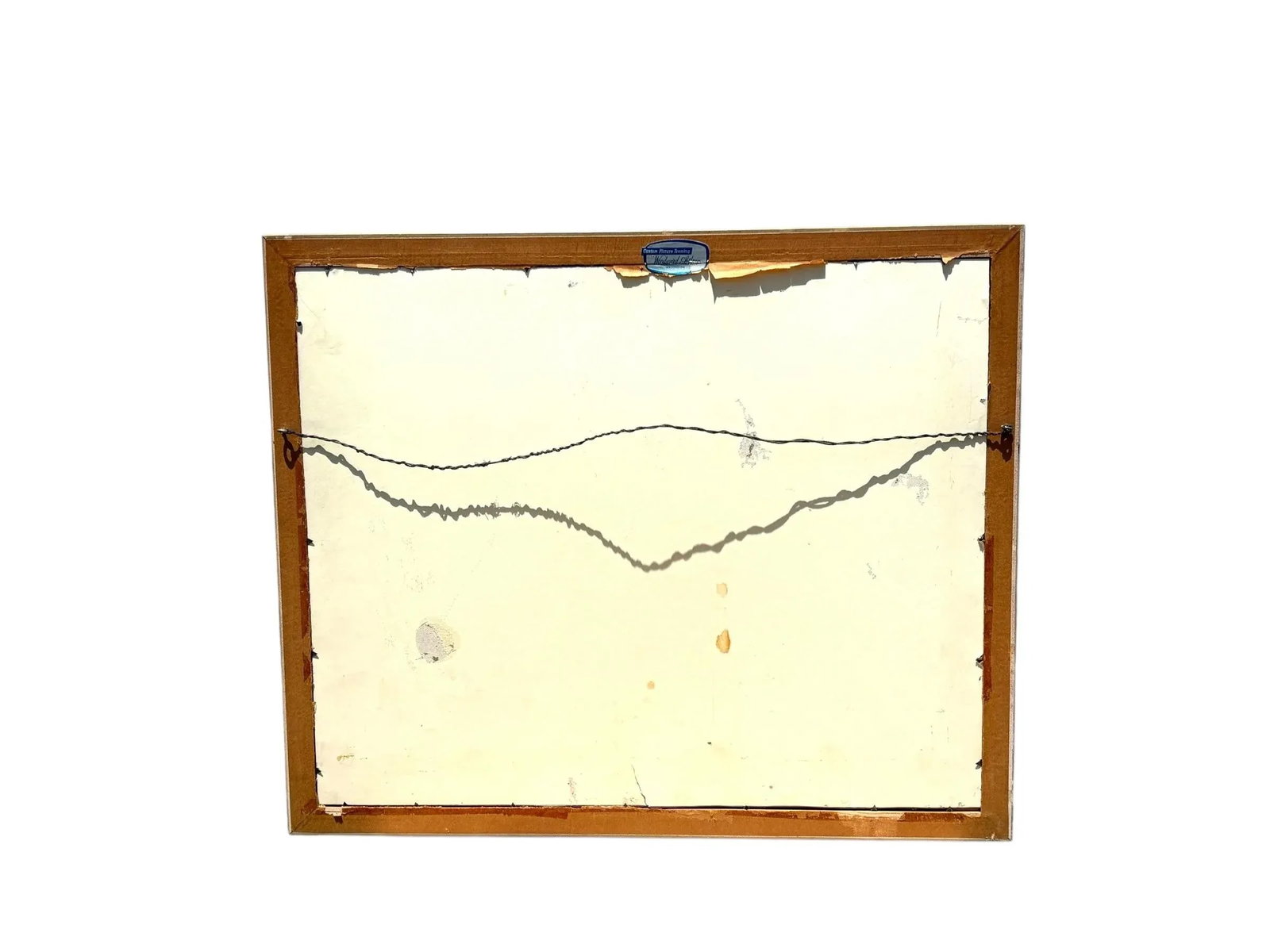 1966 Lyndon B. & Lady Bird Johnson Signed Original White House at Christmas Framed Painting - 7