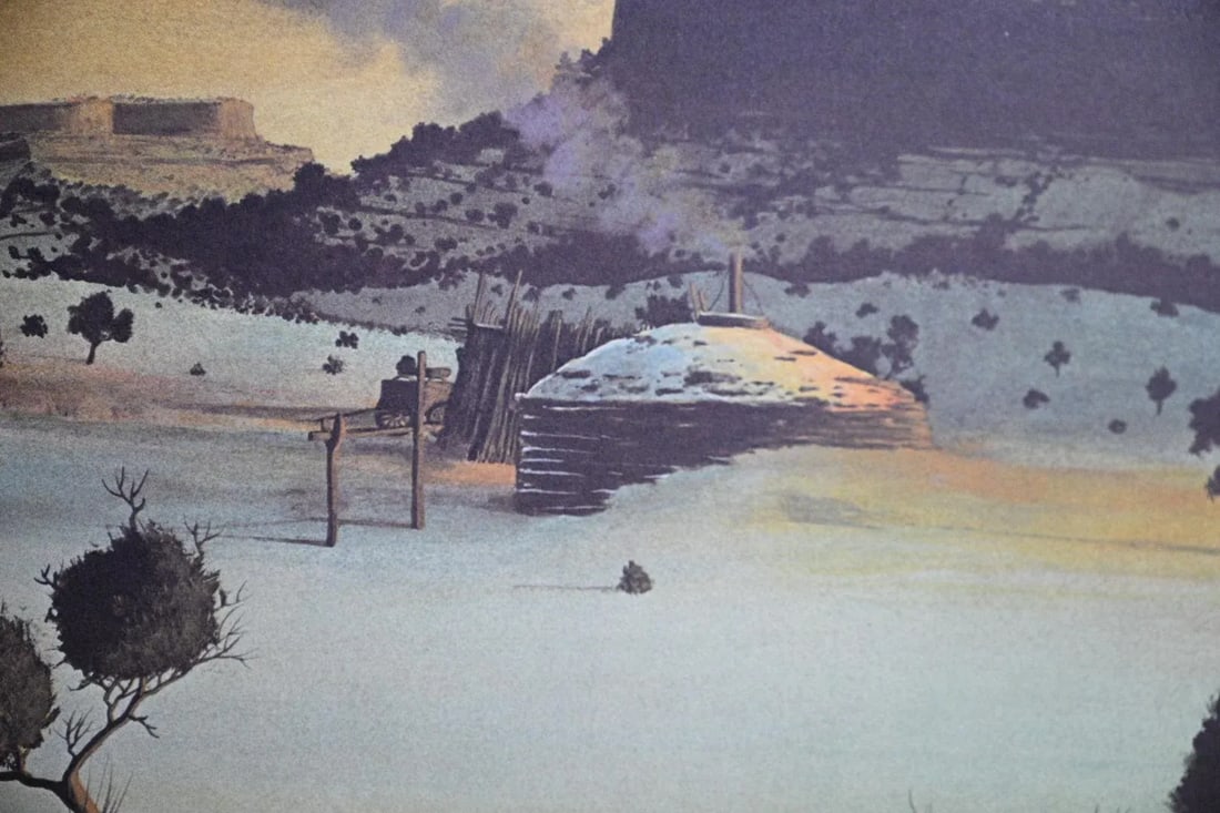 Late 20th Century In the Heart of Navajo Country - Signed Limited Edition Print by Clifford Brycelea - 2