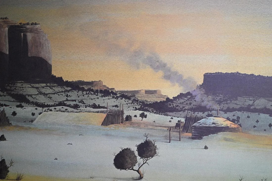 Late 20th Century In the Heart of Navajo Country - Signed Limited Edition Print by Clifford Brycelea - 3
