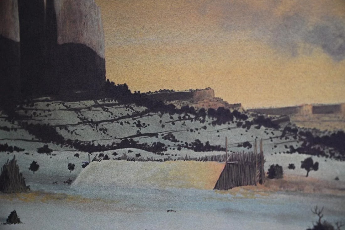 Late 20th Century In the Heart of Navajo Country - Signed Limited Edition Print by Clifford Brycelea - 4