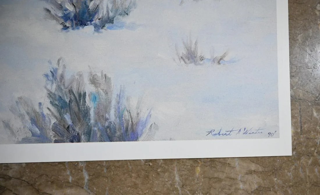 "Winter Retreat" Limited Edition Print by Robert A. Winter, 1990 - 4