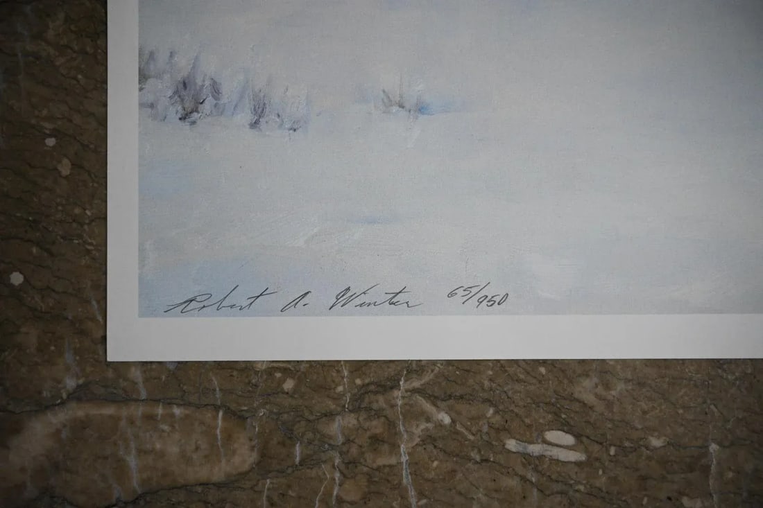 "Winter Retreat" Limited Edition Print by Robert A. Winter, 1990 - 5