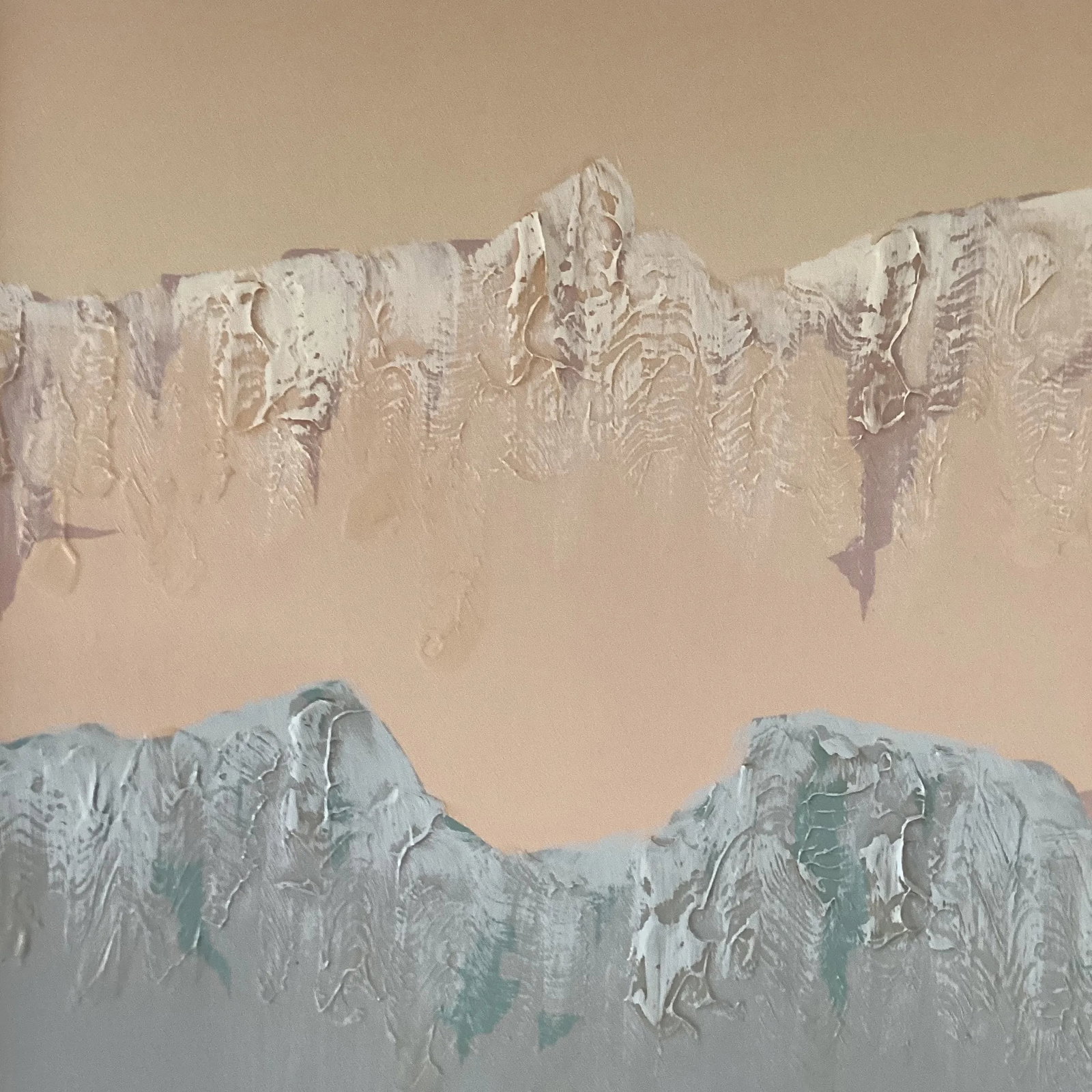 Mid 20th Century Vintage Southwestern Style Landscape and Pottery Painting by American Artist Frank - 7