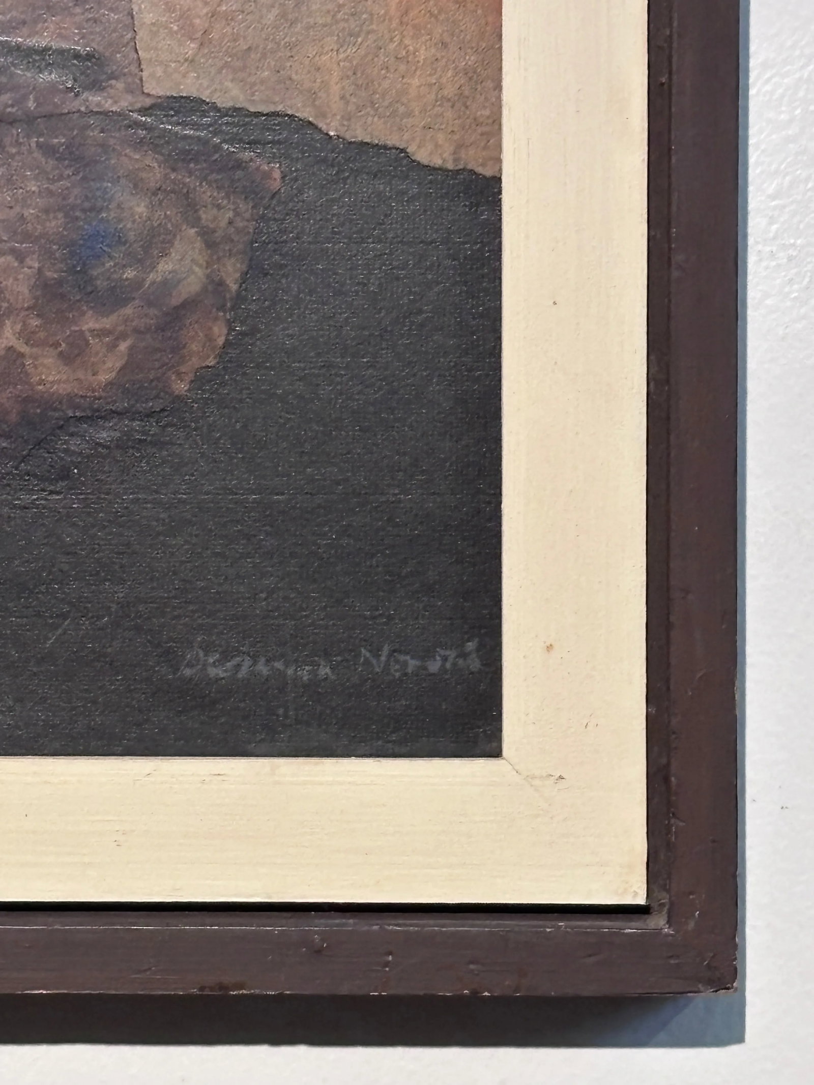 California Artist Alexander Nepote Mixed Media Modern Abstract Painting 1962 - 7
