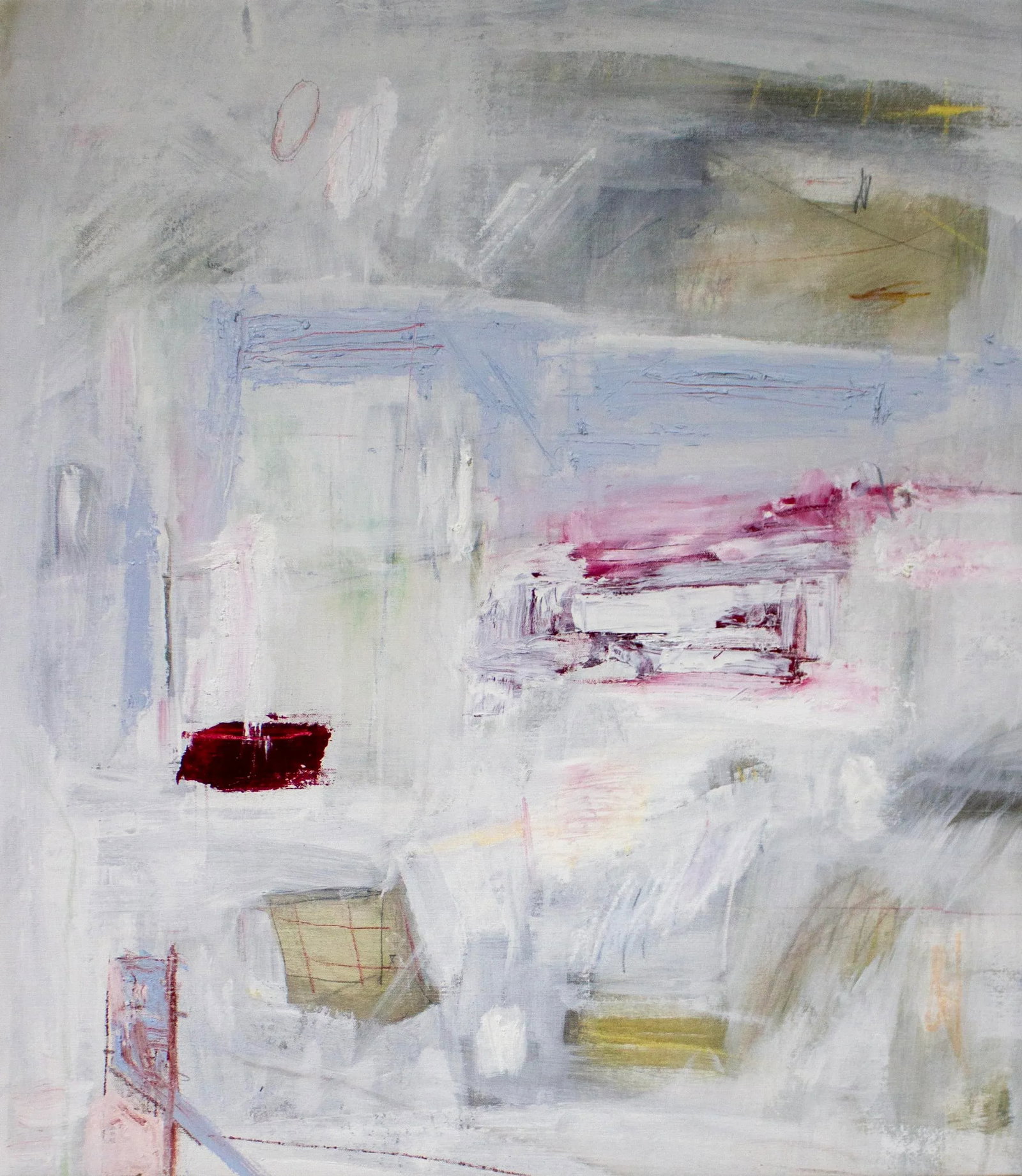 "Confined in Windowless Quarters; Viewing the External" Original Painting by Brian Jerome - 3