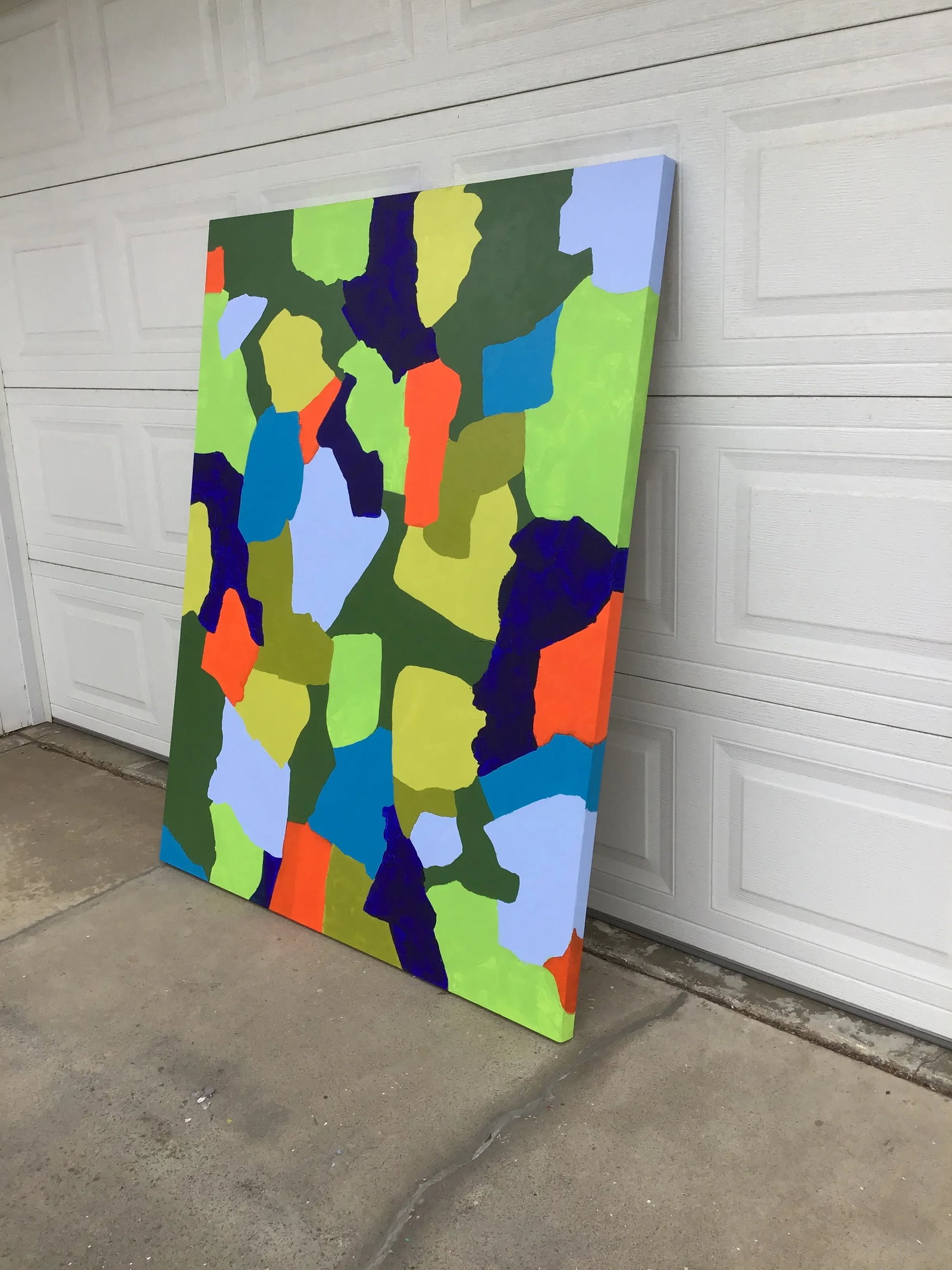 "Napa Valley" Contemporary Abstract Landscape Painting - 6