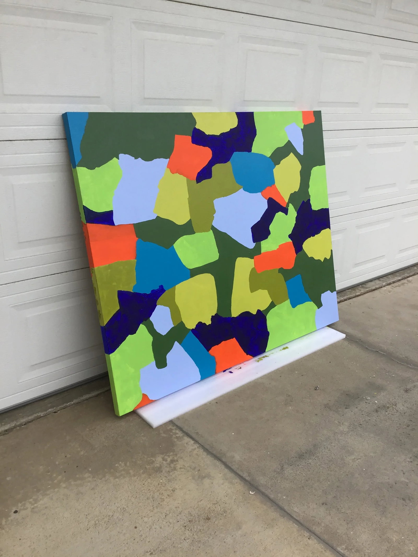 "Napa Valley" Contemporary Abstract Landscape Painting - 7